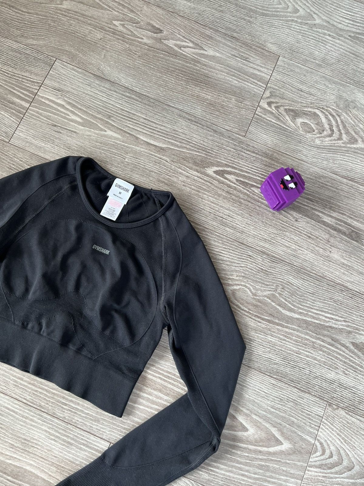 Gymshark ‼️Gymshark Womans Long Sleeve Onyx Straight Fit Gym Top‼️ Size M / US 6-8 / IT 42-44 - 5 Thumbnail