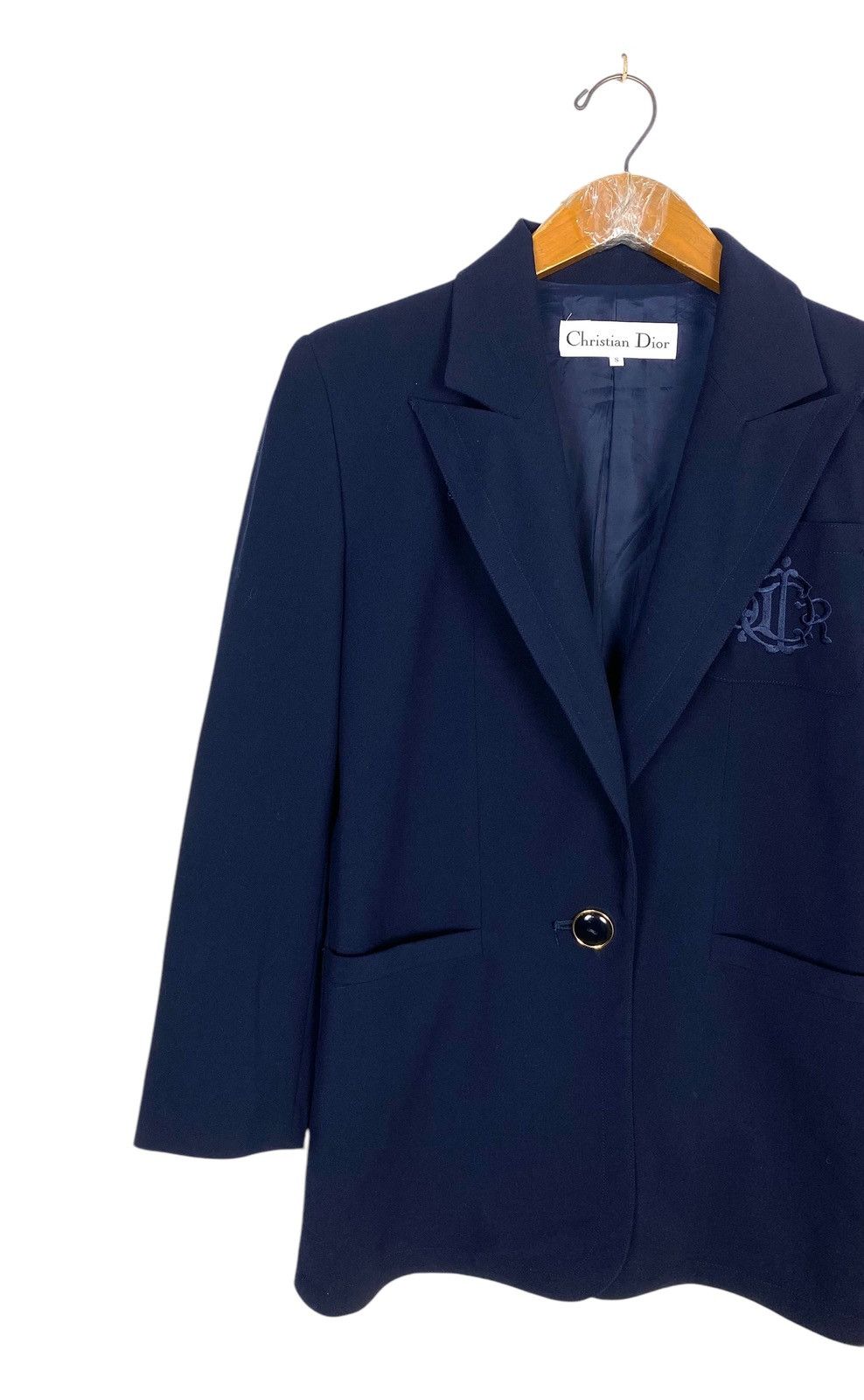 Christian Dior Monsieur Rare‼️ Vintage Christian Dior Double Collar Blazer Size S / US 4 / IT 40 - 2 Thumbnail