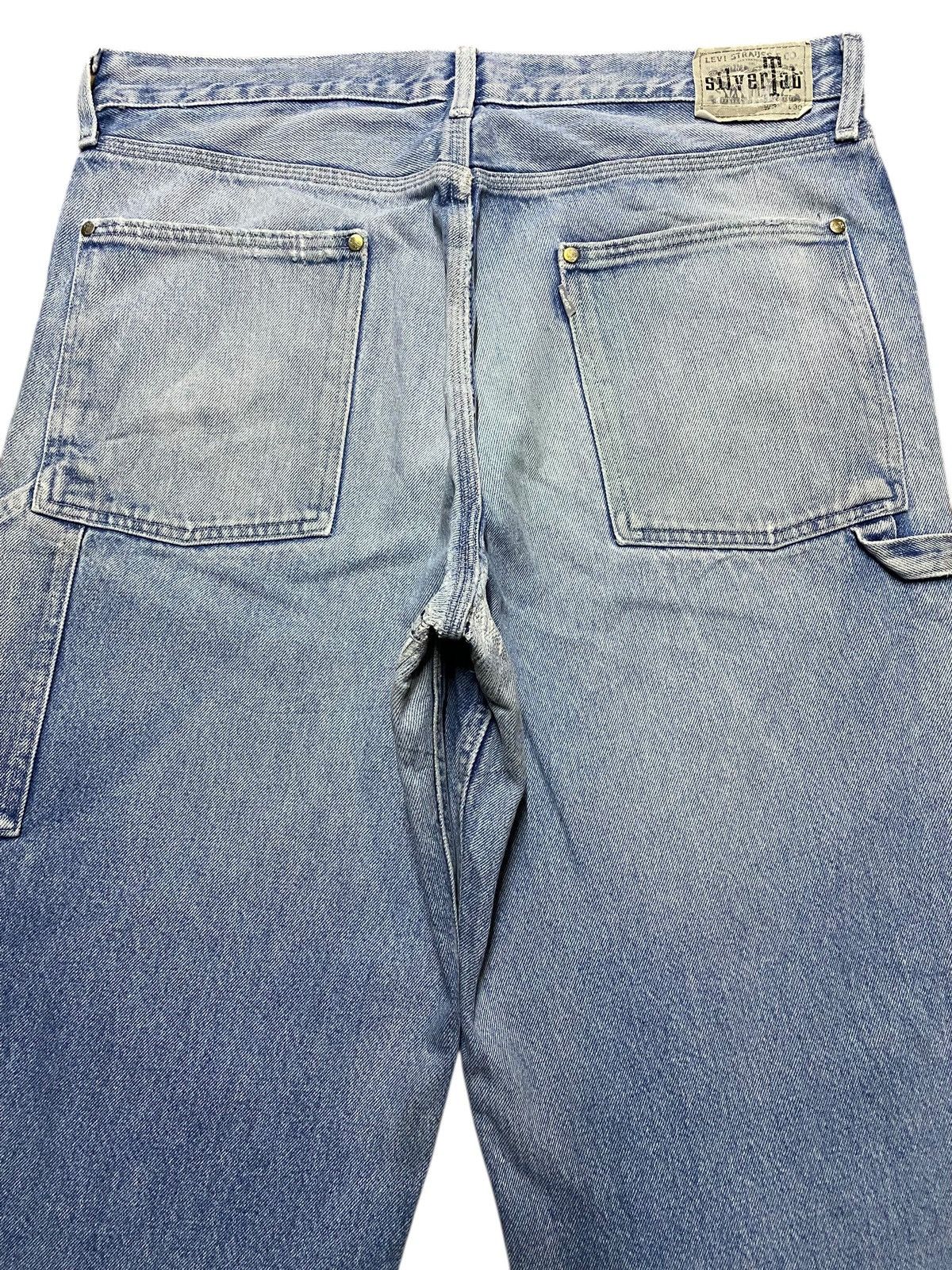 Levi's Vintage Levis Silver Tab Light Wash Baggy Carpenter Jeans Size US 36 / EU 52 - 4 Thumbnail