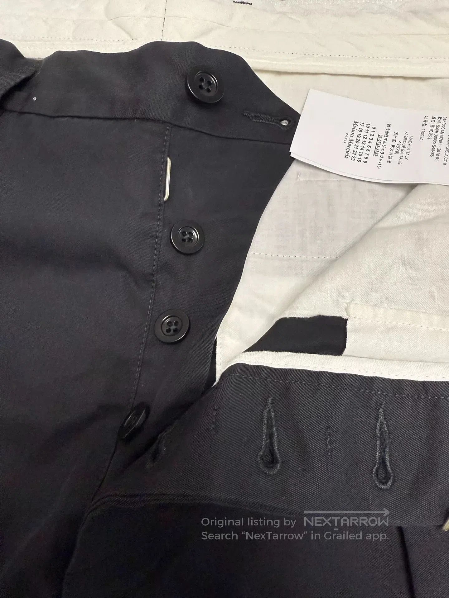 Maison Margiela Maison Margiela 7/10 Casual Cropped Pants. Size US 32 / EU 48 - 4 Thumbnail