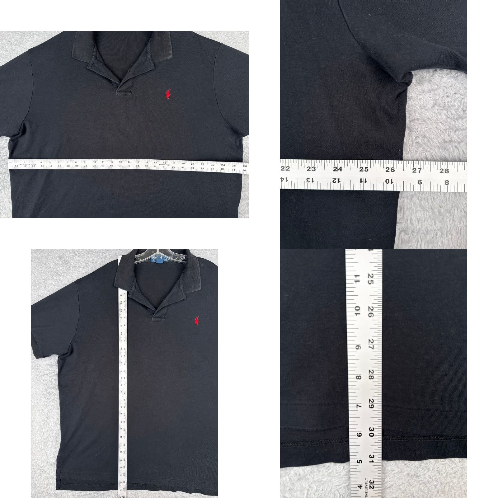 Polo Ralph Lauren VINTAGE Polo Ralph Lauren Polo Shirt Men 2XL Black 100% Cotton Polo Shirt Embroidered Logo Classic Fit Short Sleeve Shirts Mens Size US XXL / EU 58 / 5 - 8 Thumbnail