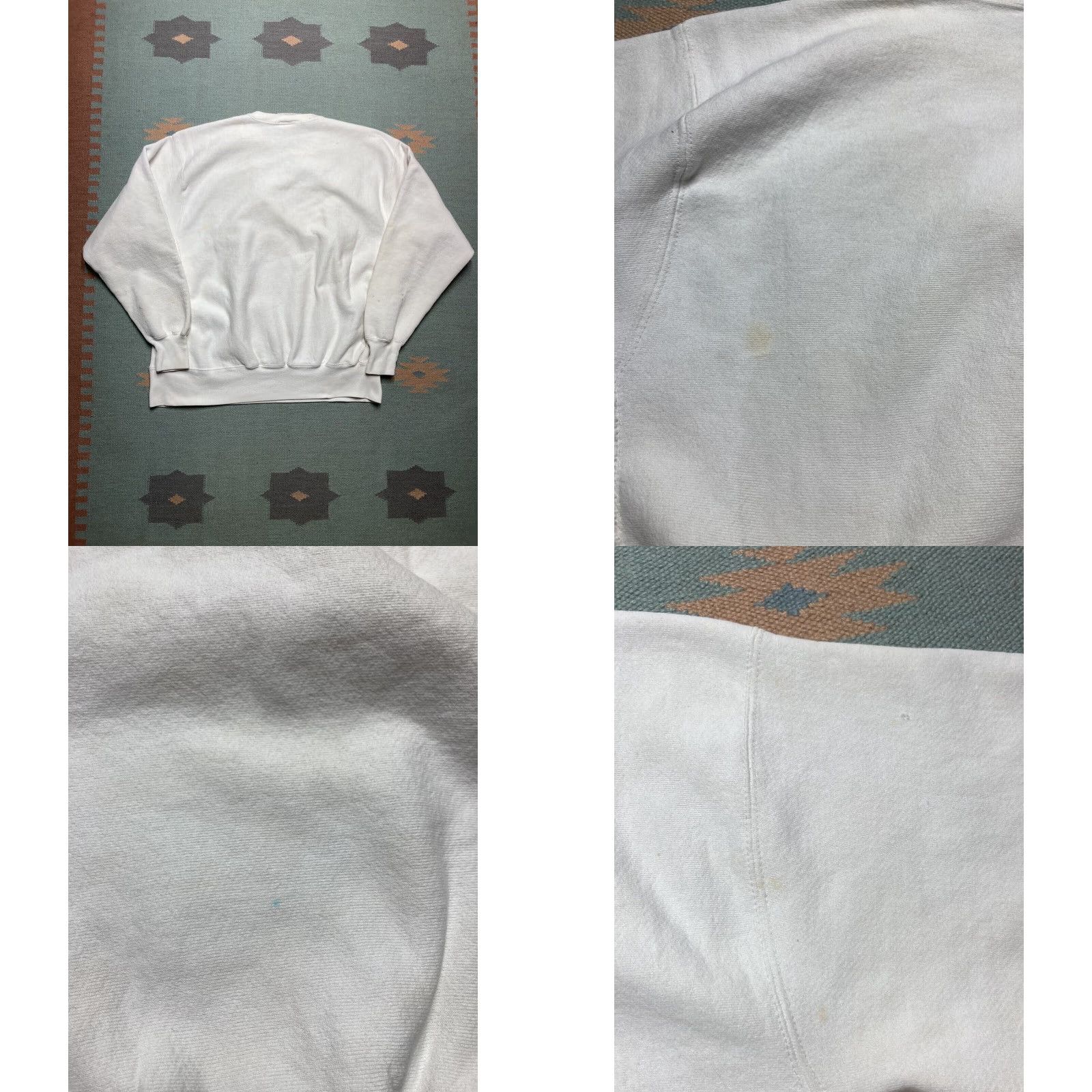 Vintage VINTAGE 90s Africa Reversible Sweatshirt Crewneck Pullover White 2XL Men Adult Size US XXL / EU 58 / 5 - 9 Thumbnail