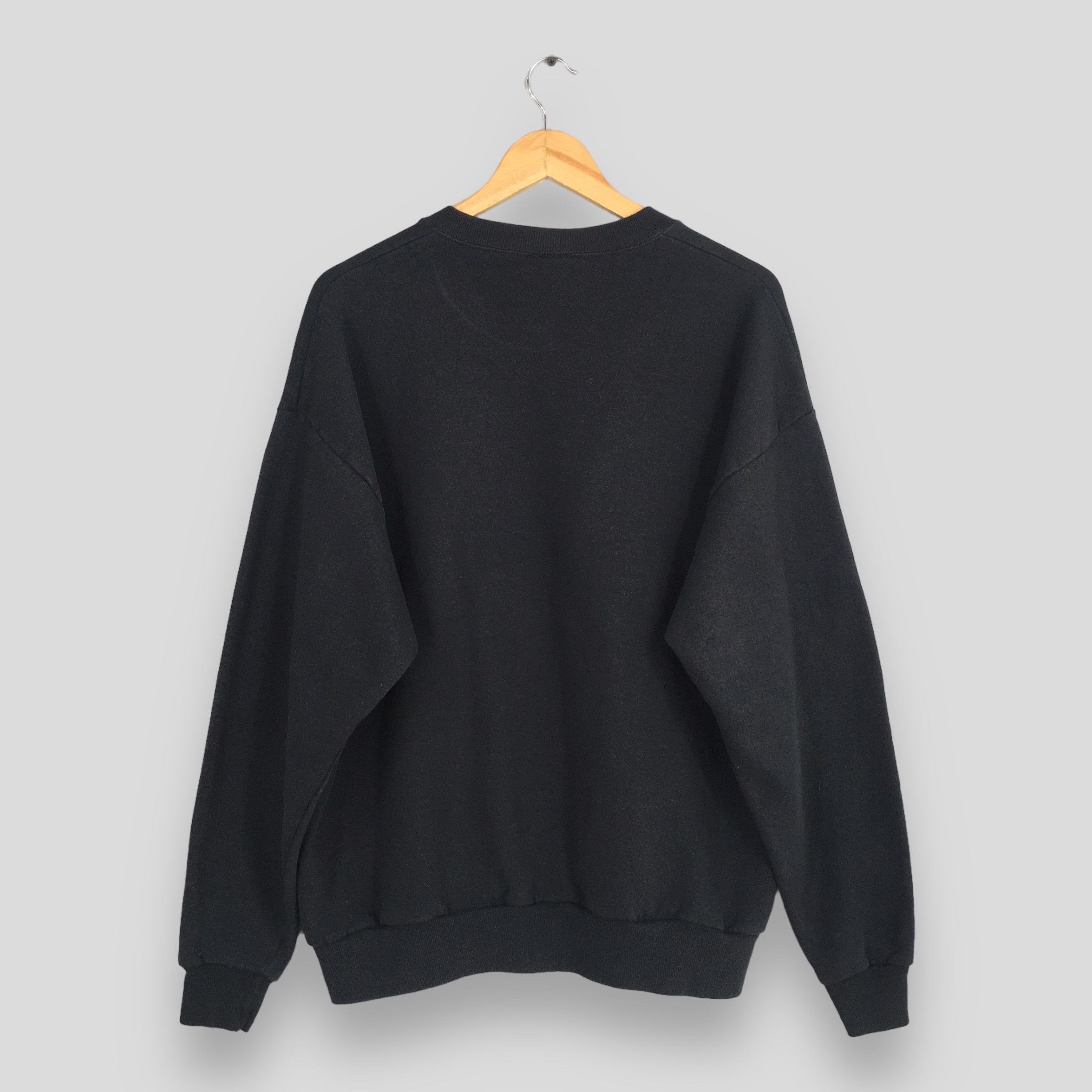 Habitat × Jerzees × Vintage Vintage Deer Animal White-Tailed Black Sweatshirt XLarge Size US XL / EU 56 / 4 - 7 Thumbnail