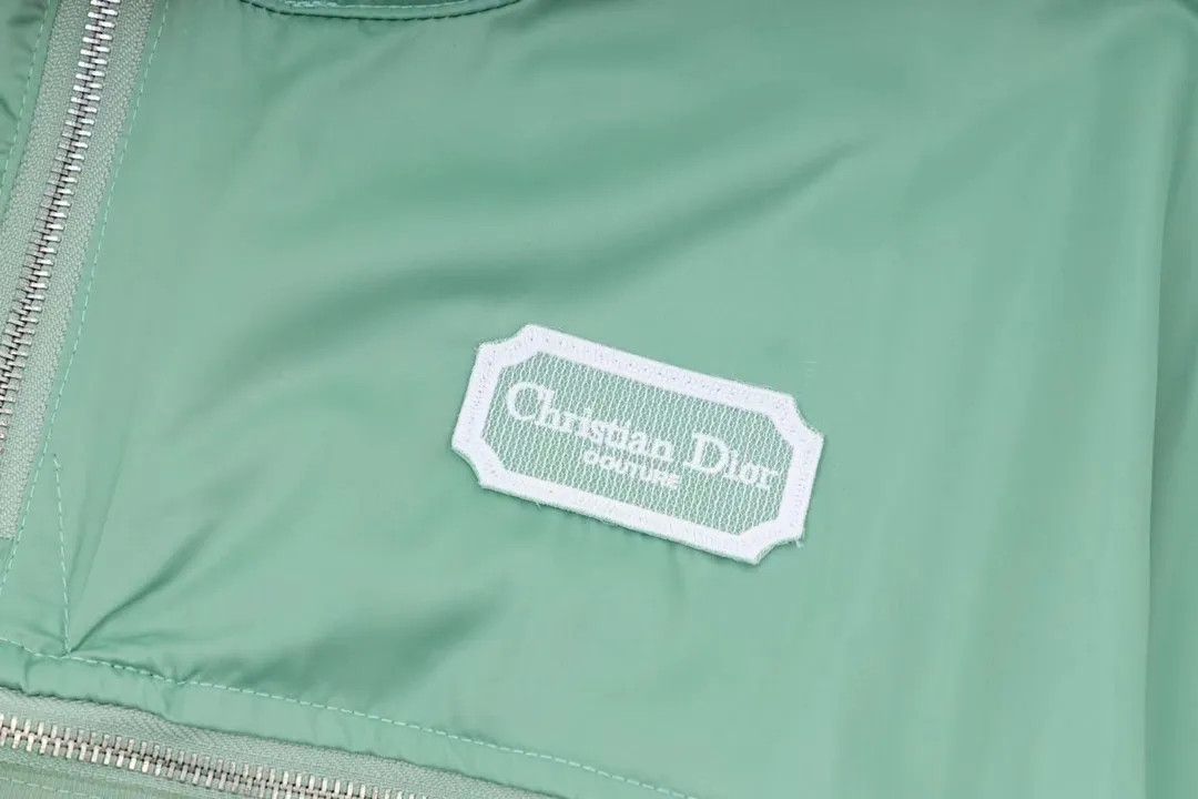 Dior o1w1db10924 Technical Satin Jacket in Mint Green Size US L / EU 52-54 / 3 - 6 Thumbnail