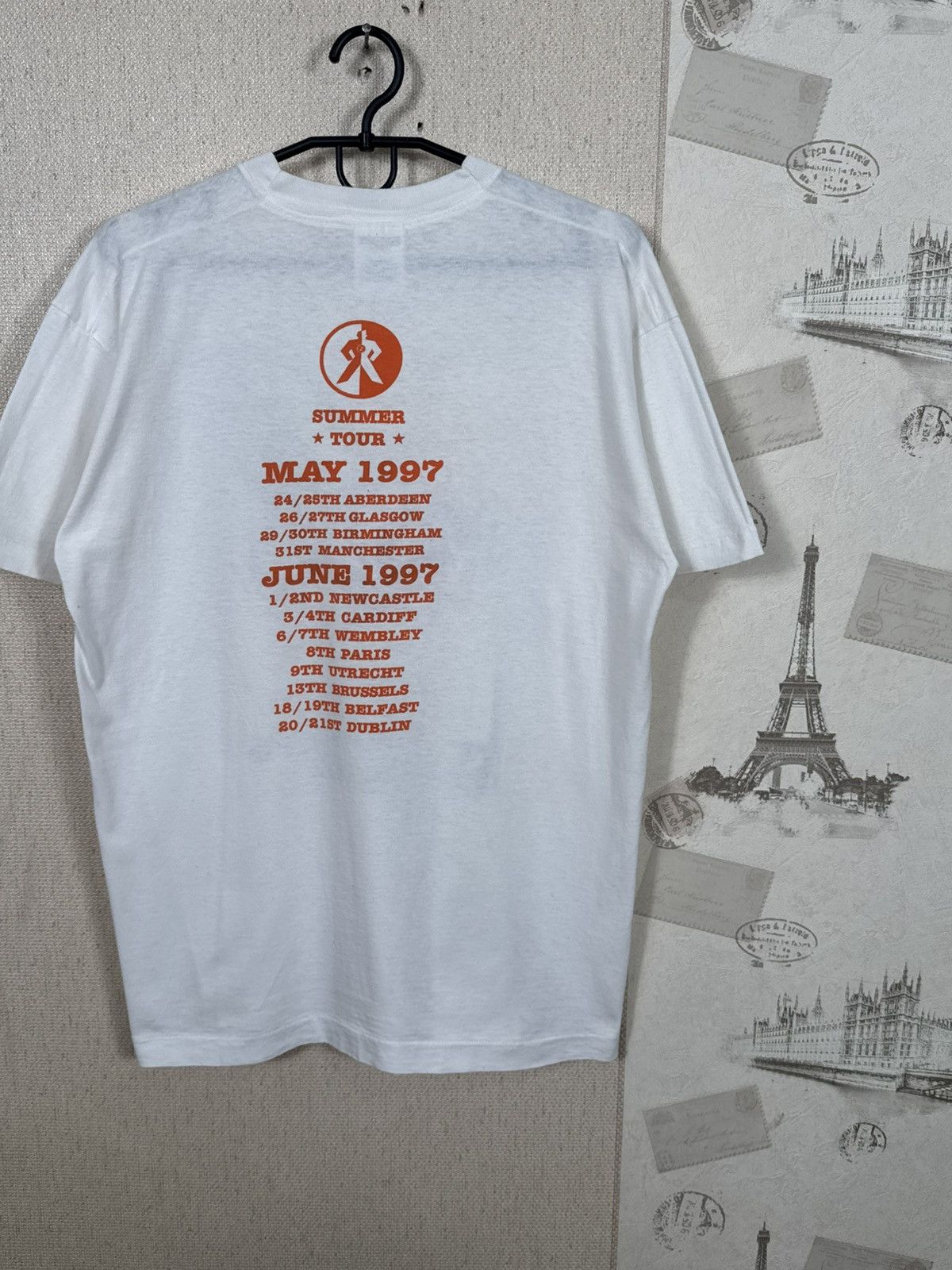 Other Vintage Boyzone T shirt 1997 Summer Tour Band White Hype L Size US L / EU 52-54 / 3 - 20 Thumbnail