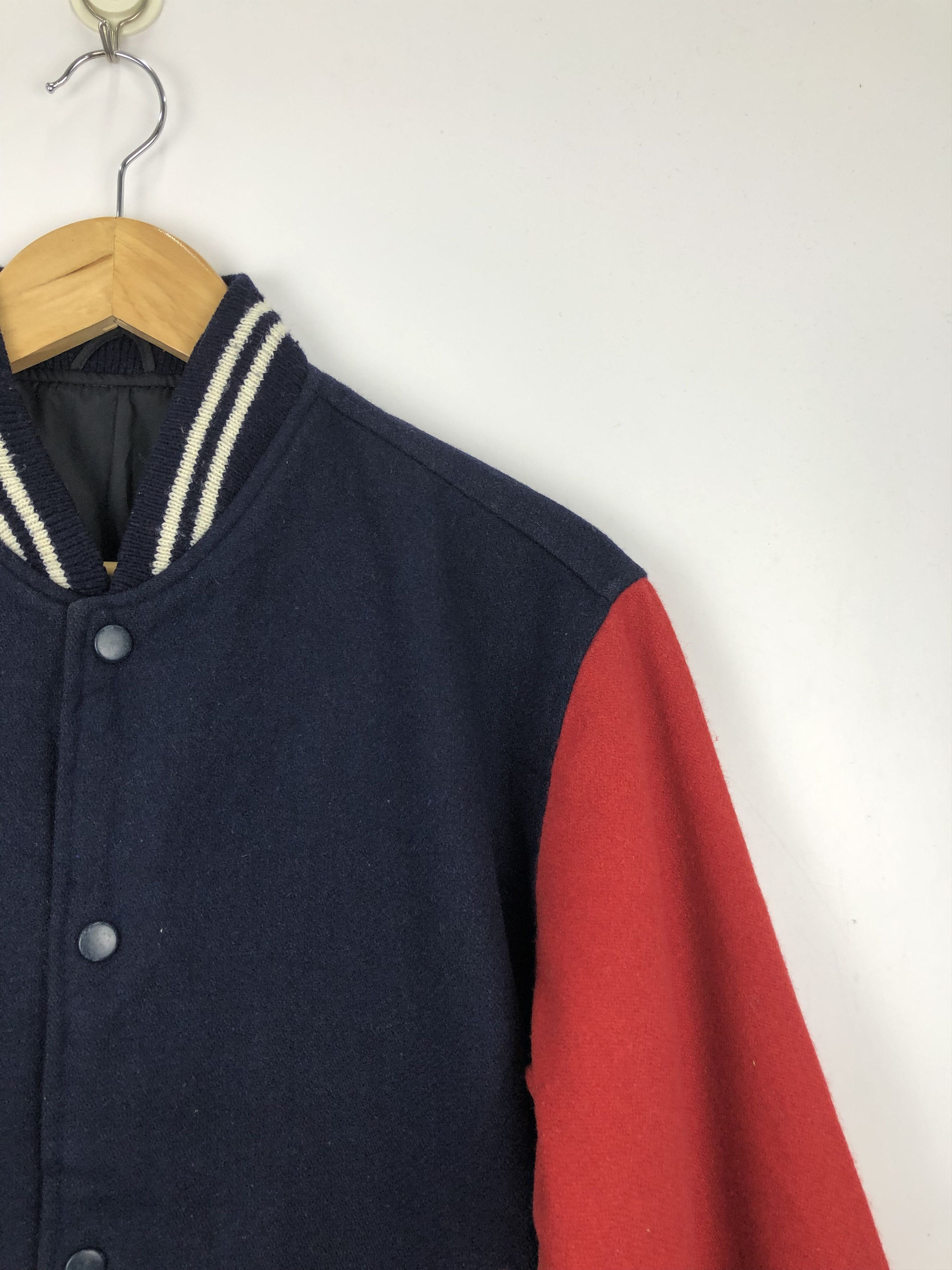 Vintage 90s Japanese Brand Wool Varsity Jacket V0427