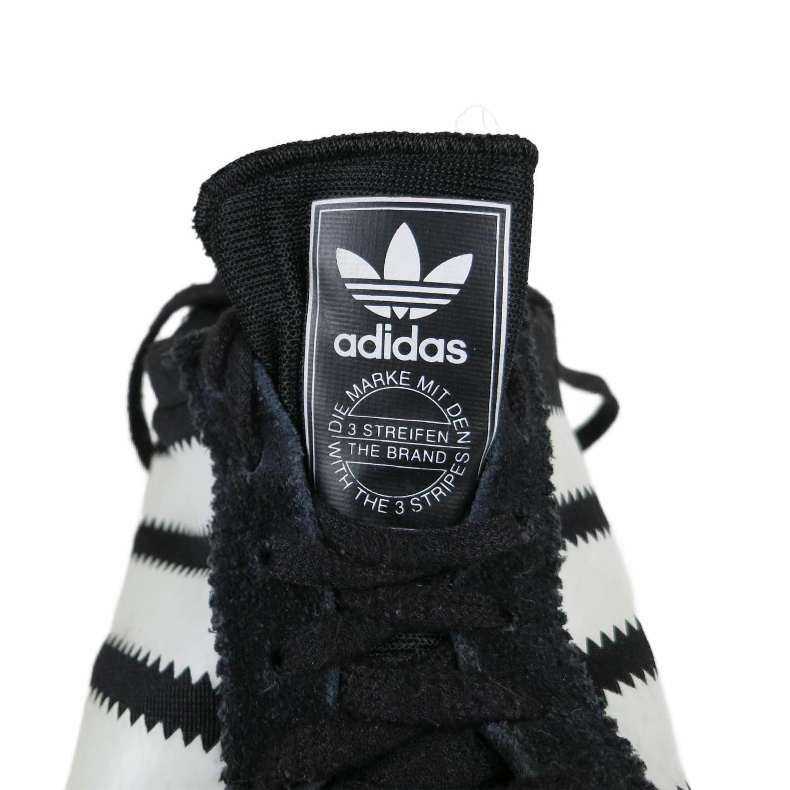 Adidas Men's 9 adidas Iniki Black and White Running Shoes Size US 9 / EU 42 - 9 Thumbnail