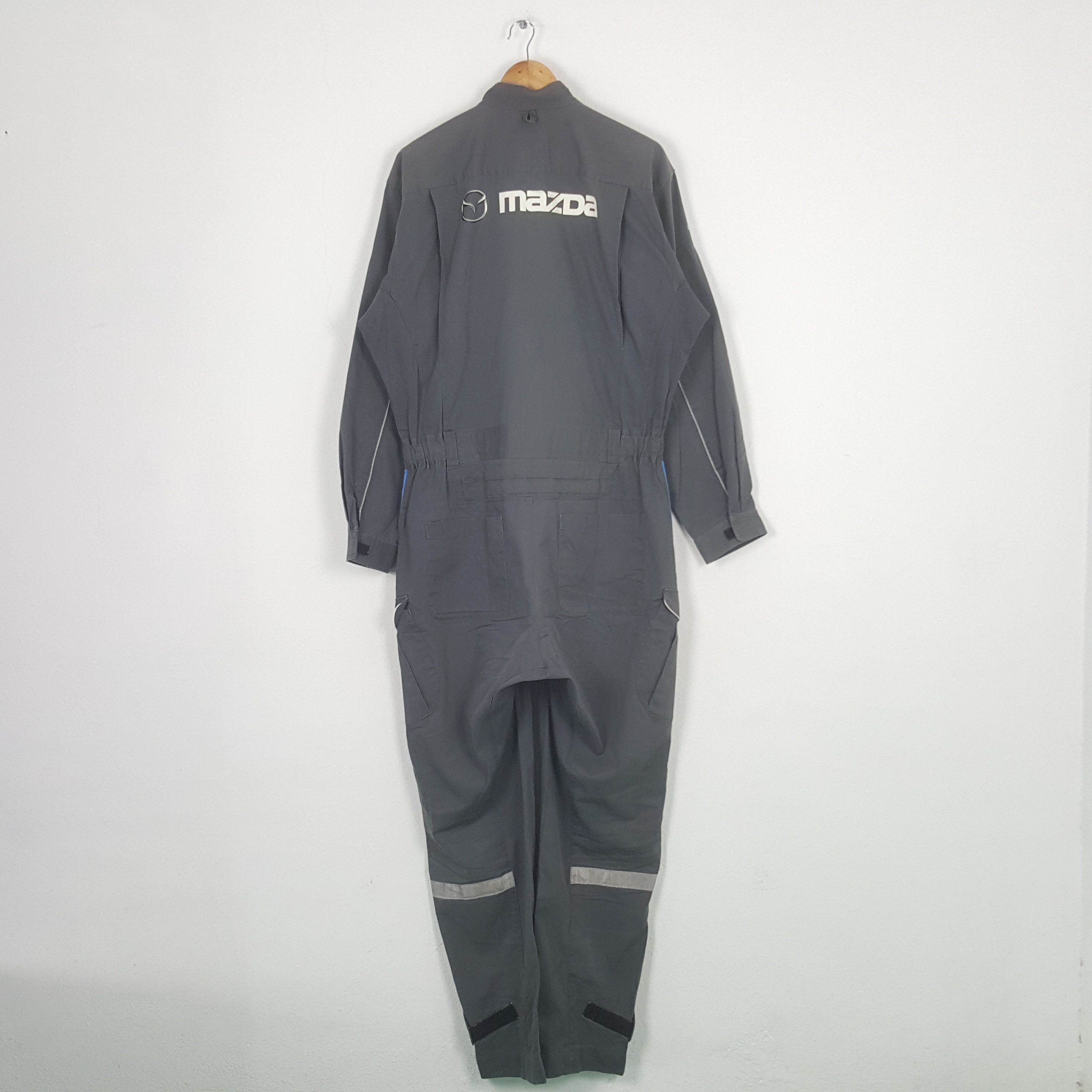 Japanese Brand Vintage Mazda Rally Team Uniform Coverall Jacket RR27 Size US XL / EU 56 / 4 - 1 Thumbnail