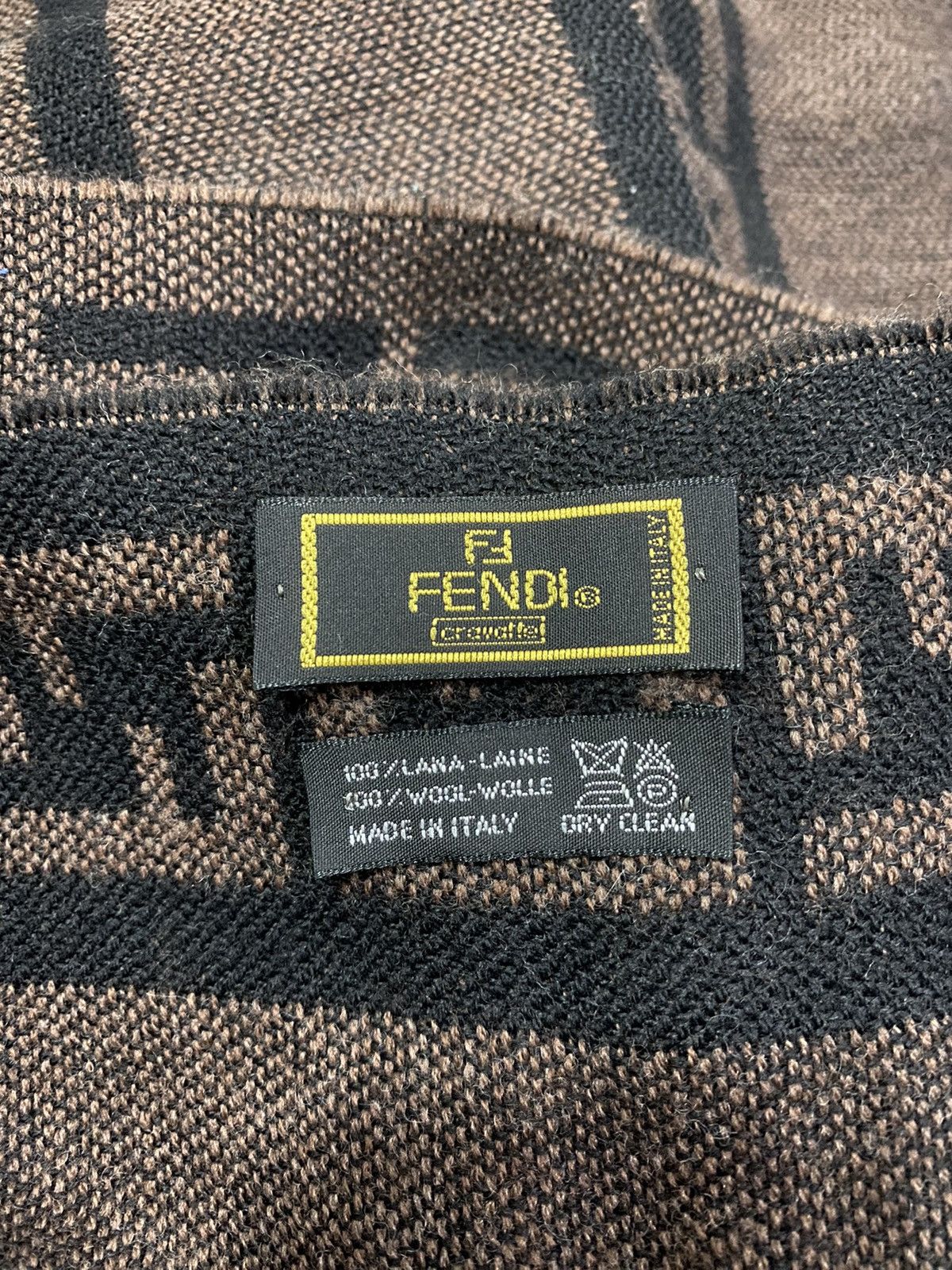 Fendi Fendi Cravatte monogram mufler scarf Size ONE SIZE - 4 Thumbnail
