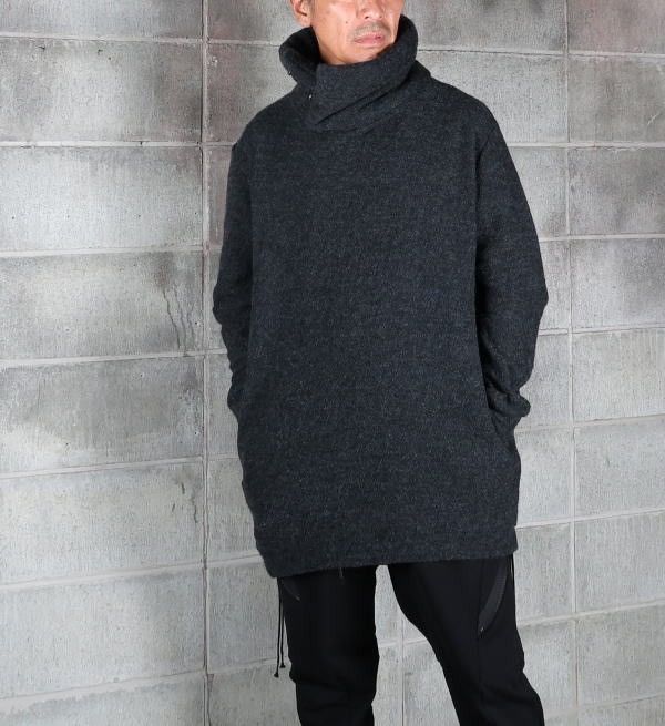 D.Hygen × Devoa Slub Wool Knite Highneck Pullover with pockets Size US M / EU 48-50 / 2 - 13 Thumbnail
