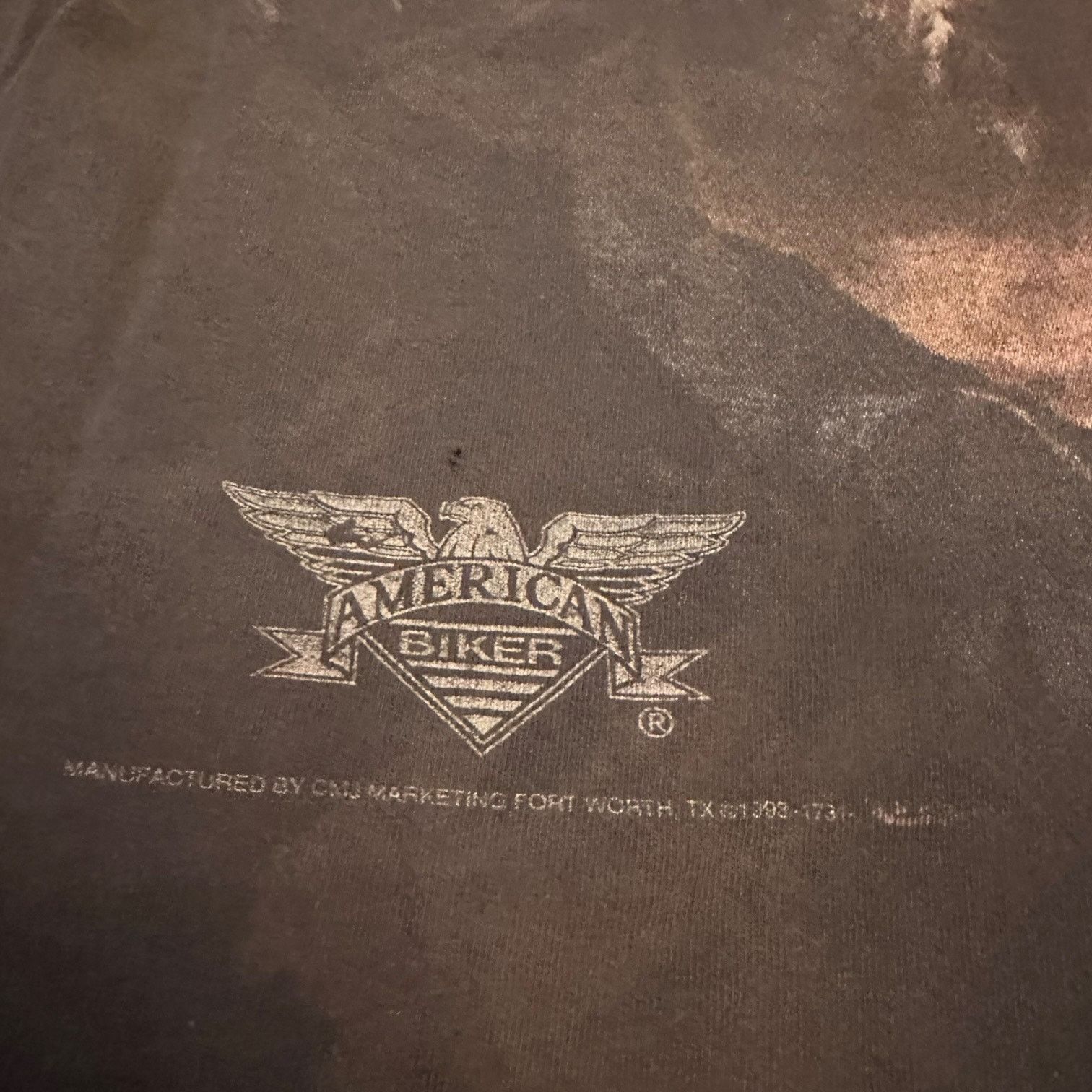 Vintage 1993 Born to be free 3D emblem Biker T Shirt Size US L / EU 52-54 / 3 - 3 Thumbnail