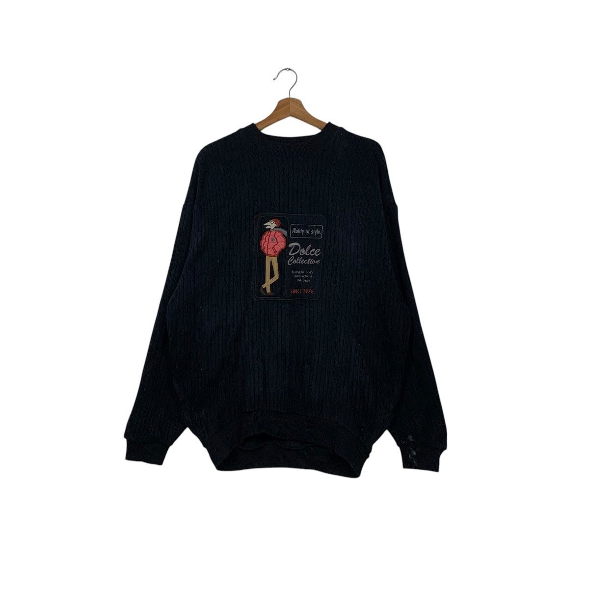 Japanese Brand DOLCE Japan Ability of Style Crewneck Sweatshirt #2049-C89 Size US L / EU 52-54 / 3 - 1 Thumbnail