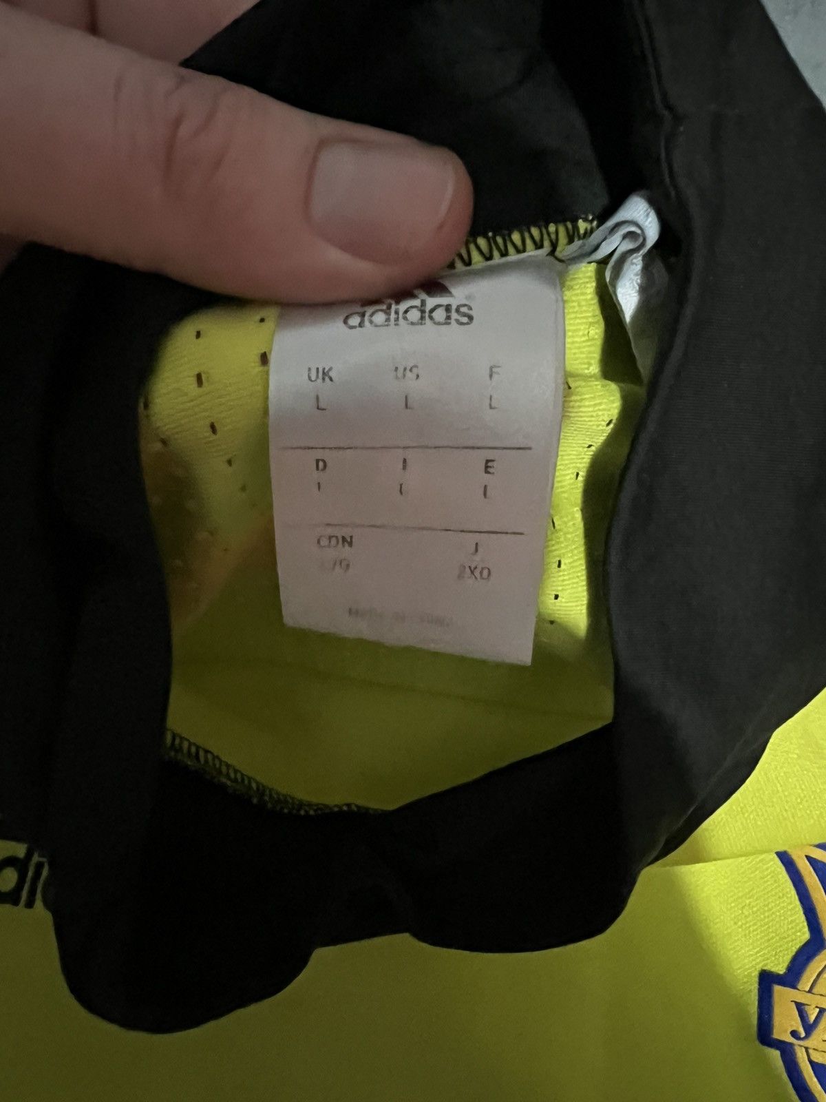 Adidas Adidas Soccer Keeper Training jersey Ukraine Team Size US L / EU 52-54 / 3 - 5 Thumbnail