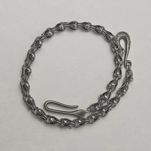 Jewelry Punk Waist Pants Chain Wallet Chain Skull Keychain Size ONE SIZE - 5 Thumbnail