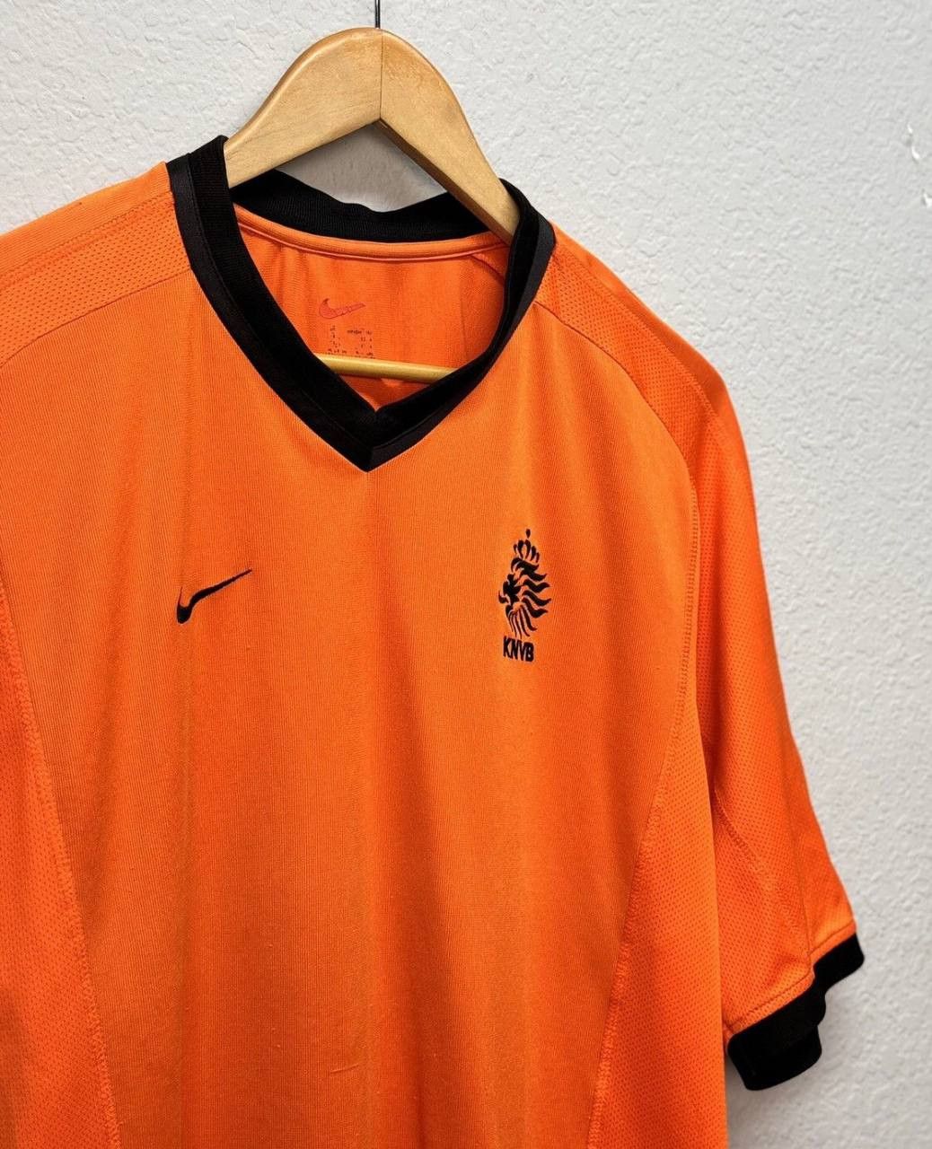Nike × Vintage Nike 90s Rare Netherlands KNVB Soccer Jersey Drill Size US L / EU 52-54 / 3 - 10 Thumbnail