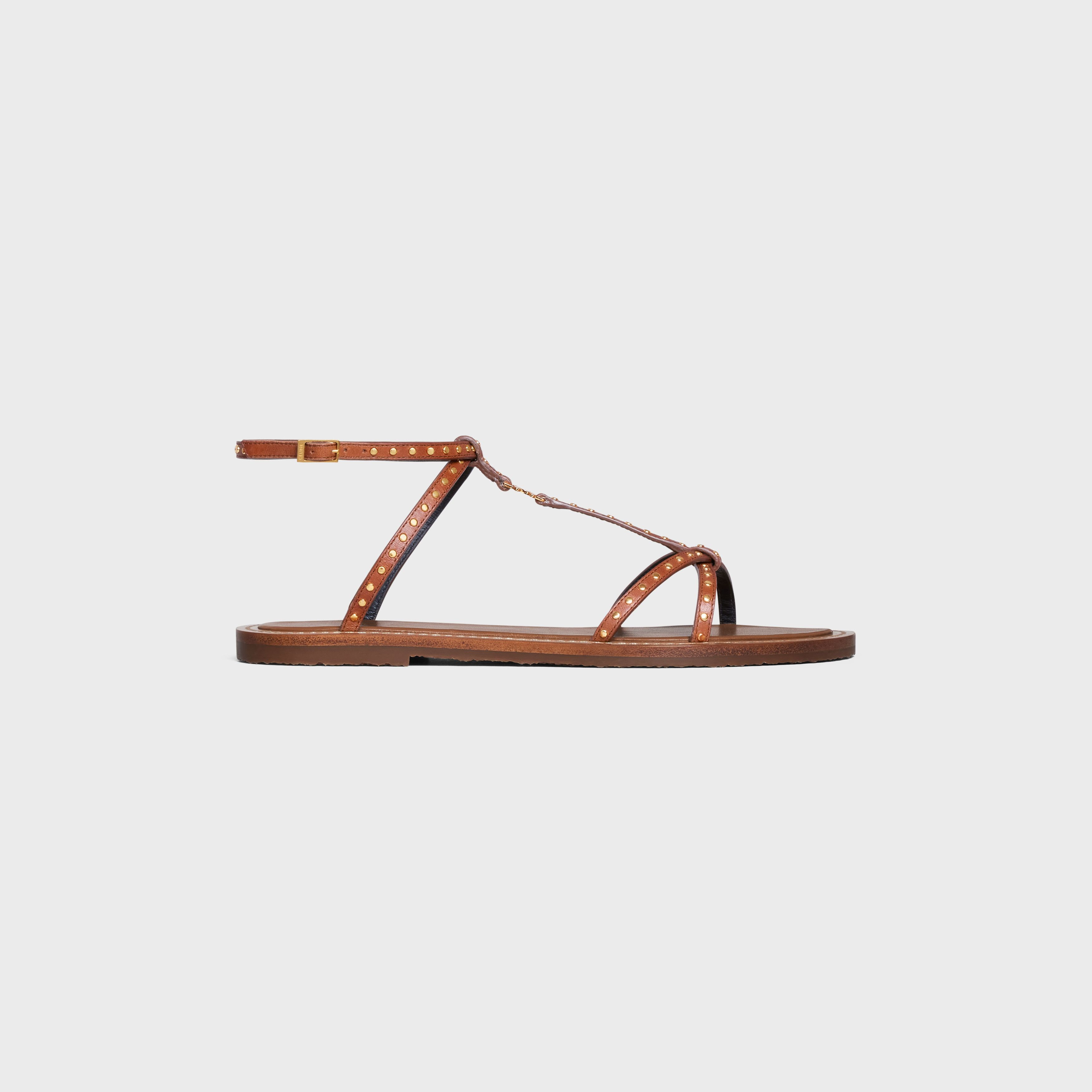 Celine o1bcso1str0925 352383877C Taillat Flat Sandals in Tan Size US 11 / IT 41 - 1 Thumbnail