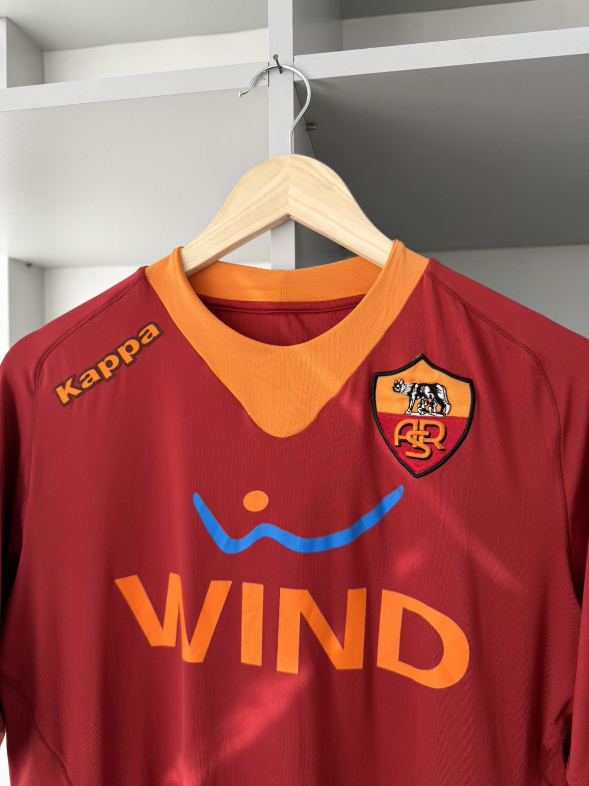 Kappa Kappa AS Roma Italy Tim 2011 2012 Home Jersey Size US M / EU 48-50 / 2 - 5 Thumbnail