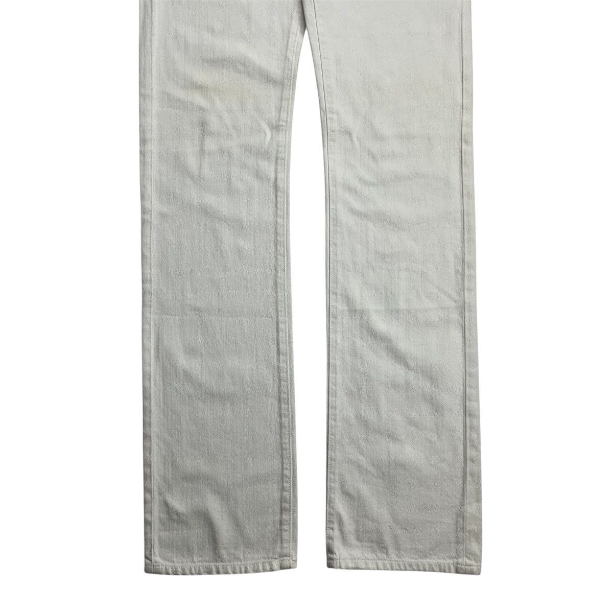 Dior SS 2005 Dior Homme “Untitled” White Denim by Hedi Slimane Size US 30 / EU 46 - 4 Thumbnail