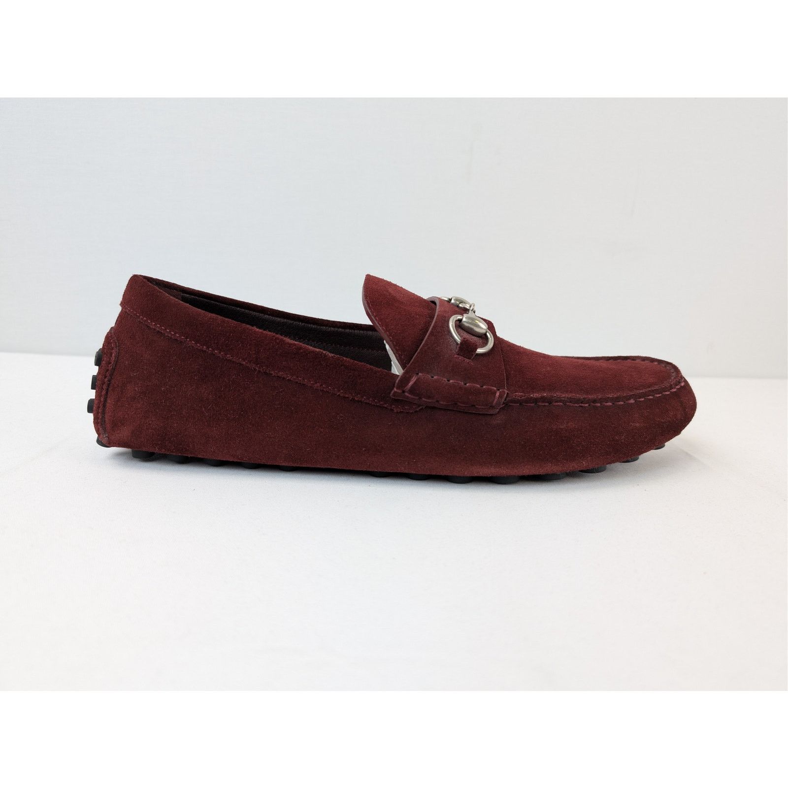 Gucci o1rshd1 Moccasin Leather Suede Sweet Loafers Shoe boots Size US 12.5 / EU 45-46 - 4 Thumbnail