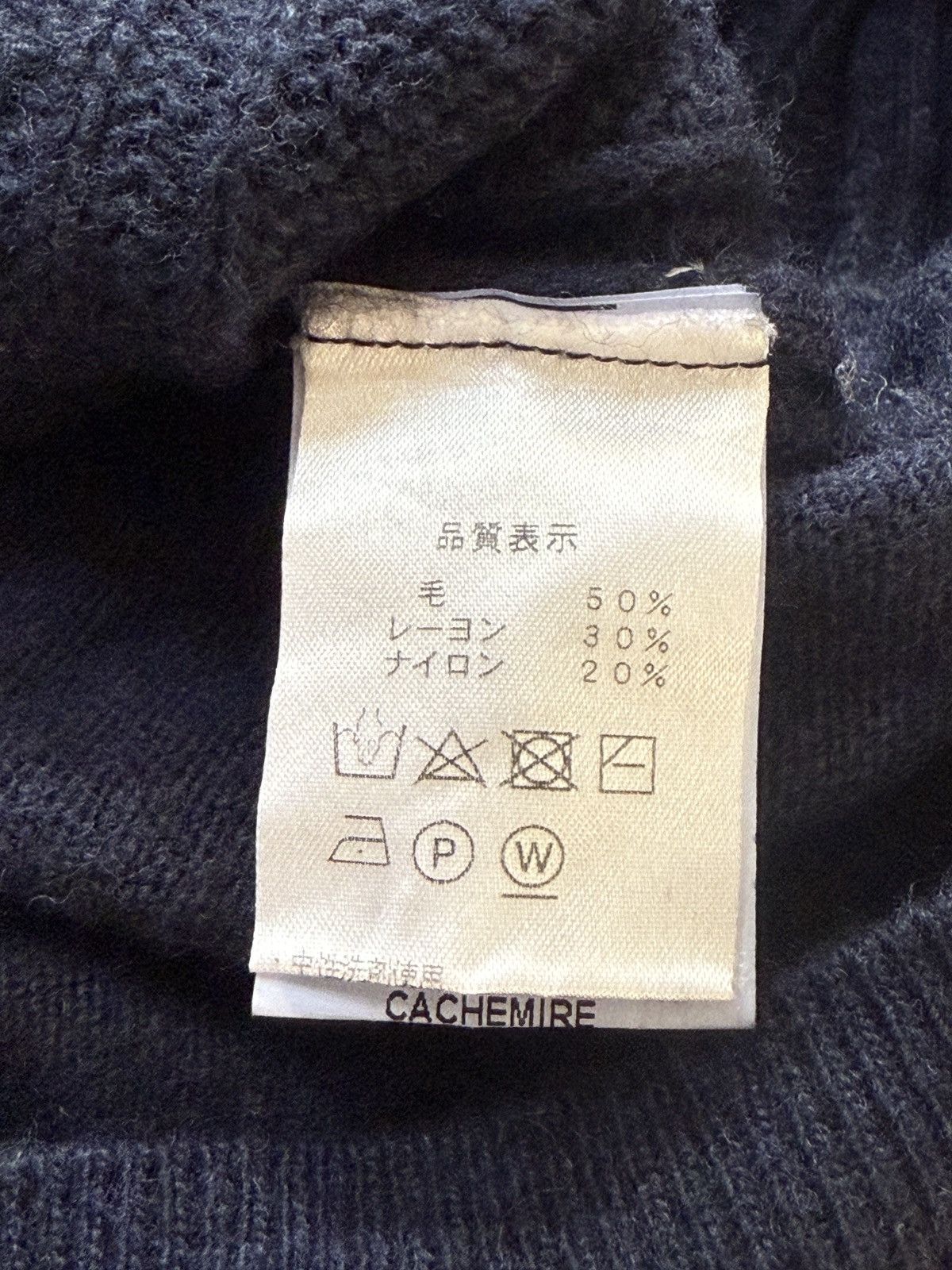 Daniele Blasi Daniele Blasi Italy Navy Blue Luxury Cashmere Cable Knit Size US M / EU 48-50 / 2 - 5 Thumbnail