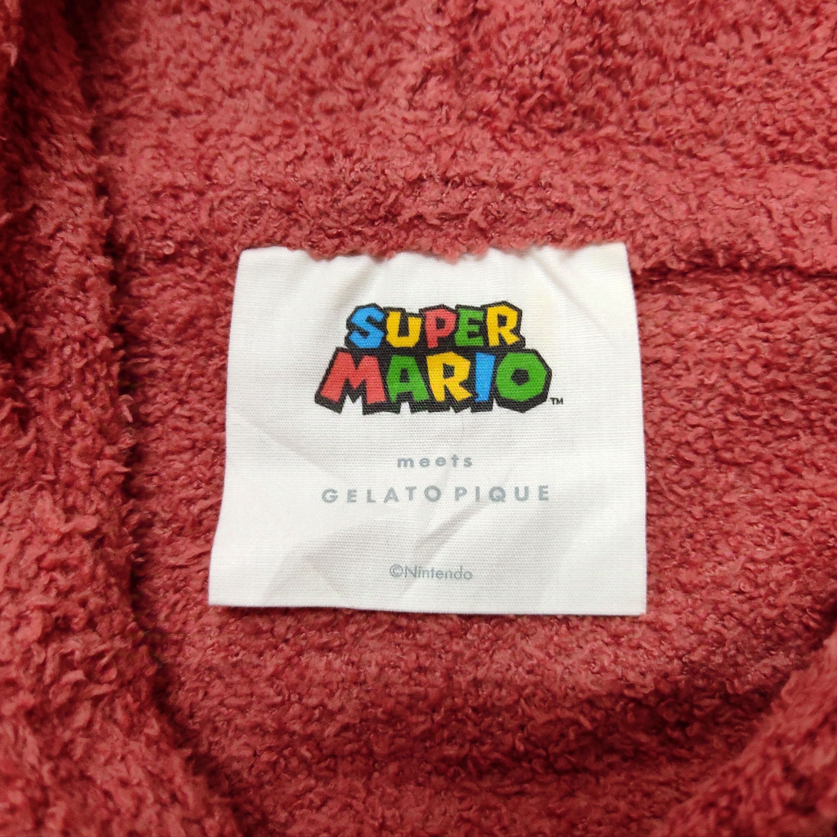 Cartoon Network × Japanese Brand × Nintendo SUPER MARIO Meets GELATO PIQUE Soft Pile Hoodie Sweatshirt Size US L / EU 52-54 / 3 - 6 Thumbnail