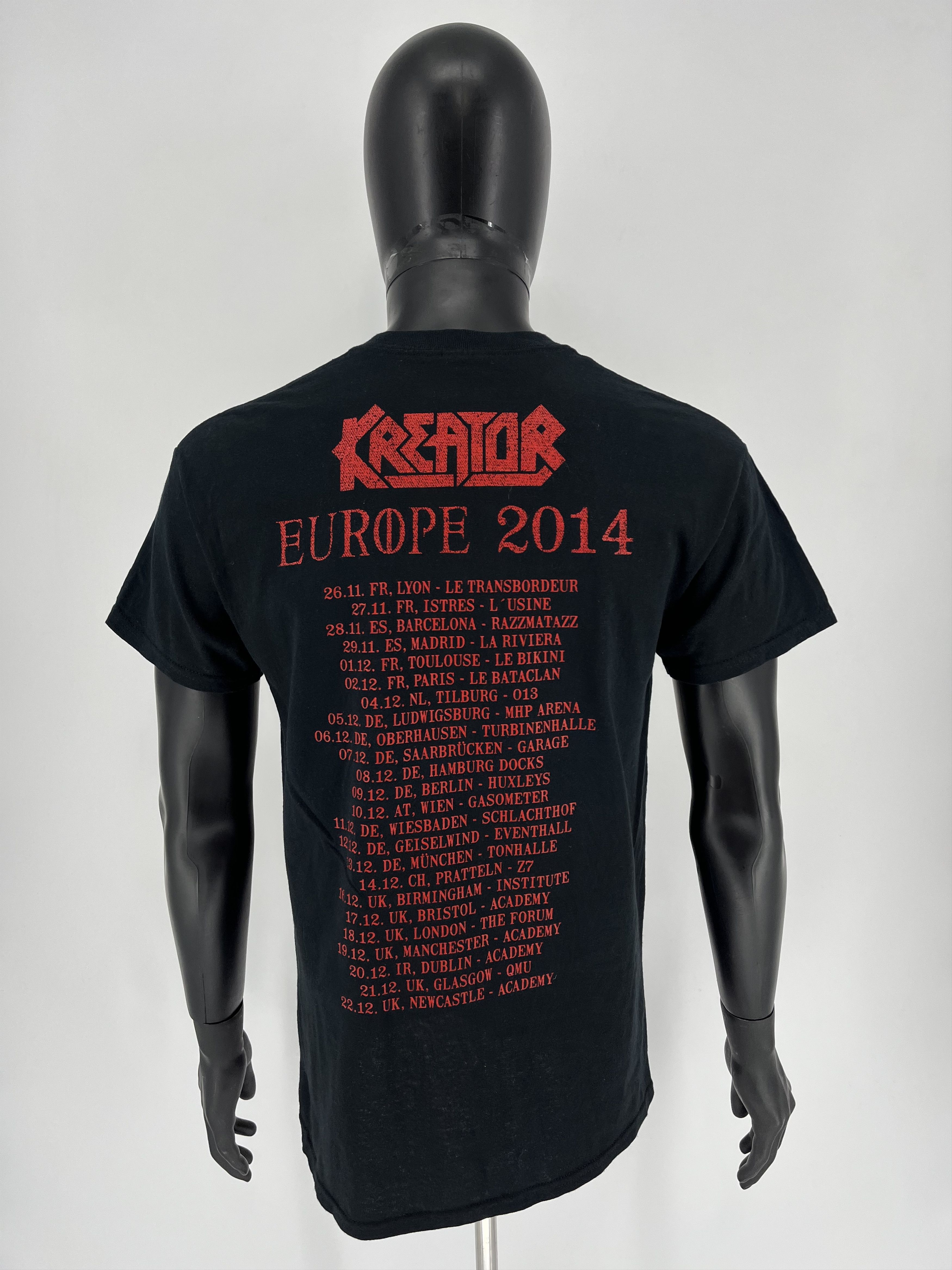Band Tees Vintage Y2K KREATOR 2014 Tour T-Shirt Size US M / EU 48-50 / 2 - 5 Thumbnail