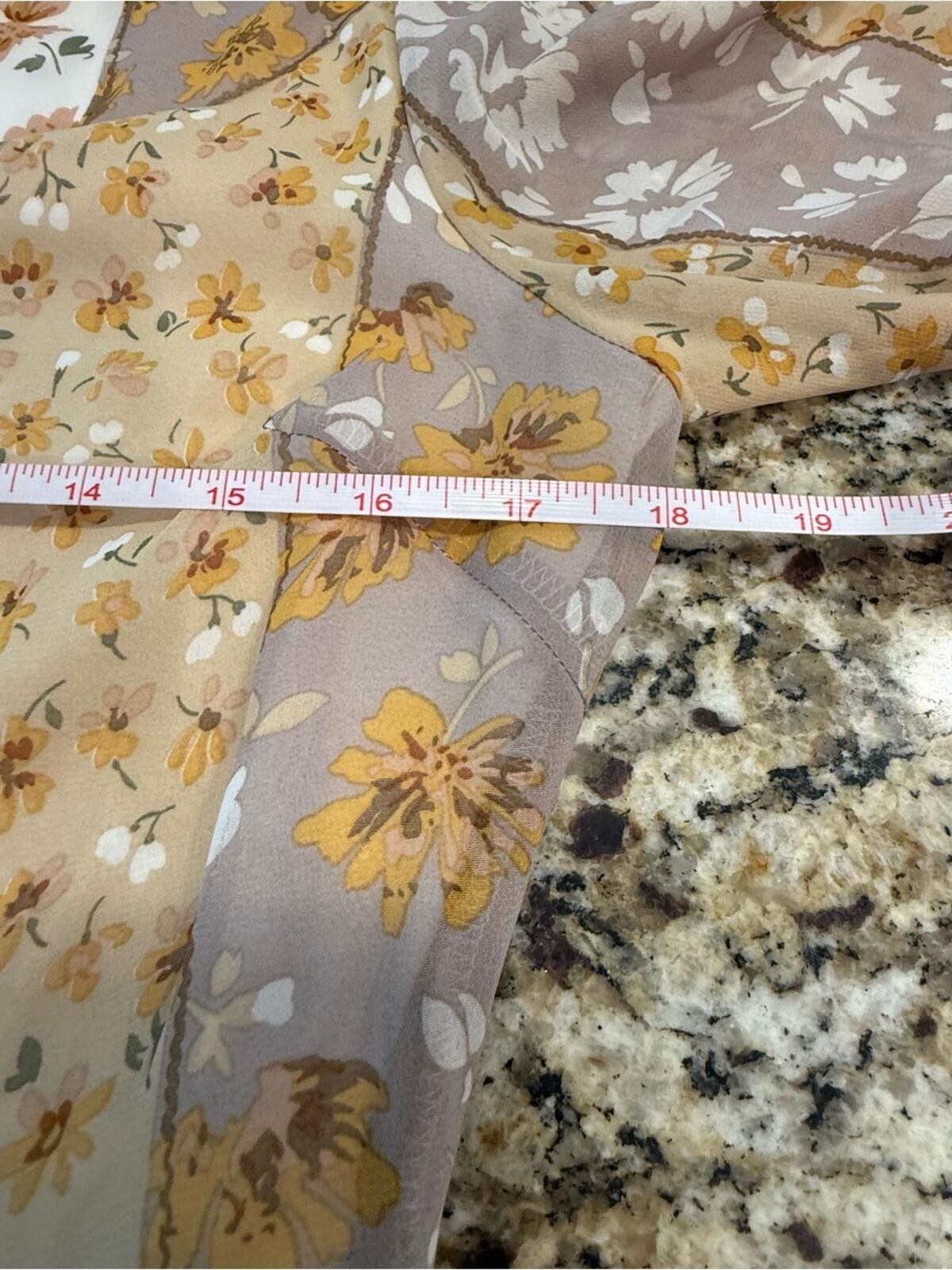 Other Paper Crane boho western midi dress floral patchwork SZ M Size M / US 6-8 / IT 42-44 - 9 Thumbnail