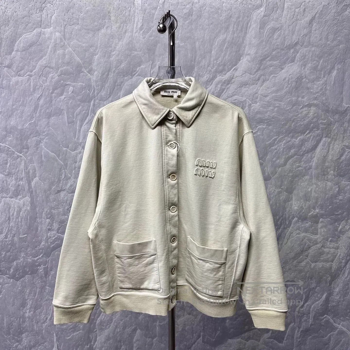 Miu Miu Miumiu Logo Pocket Jacket XS. Size US XS / EU 42 / 0 - 1 Thumbnail