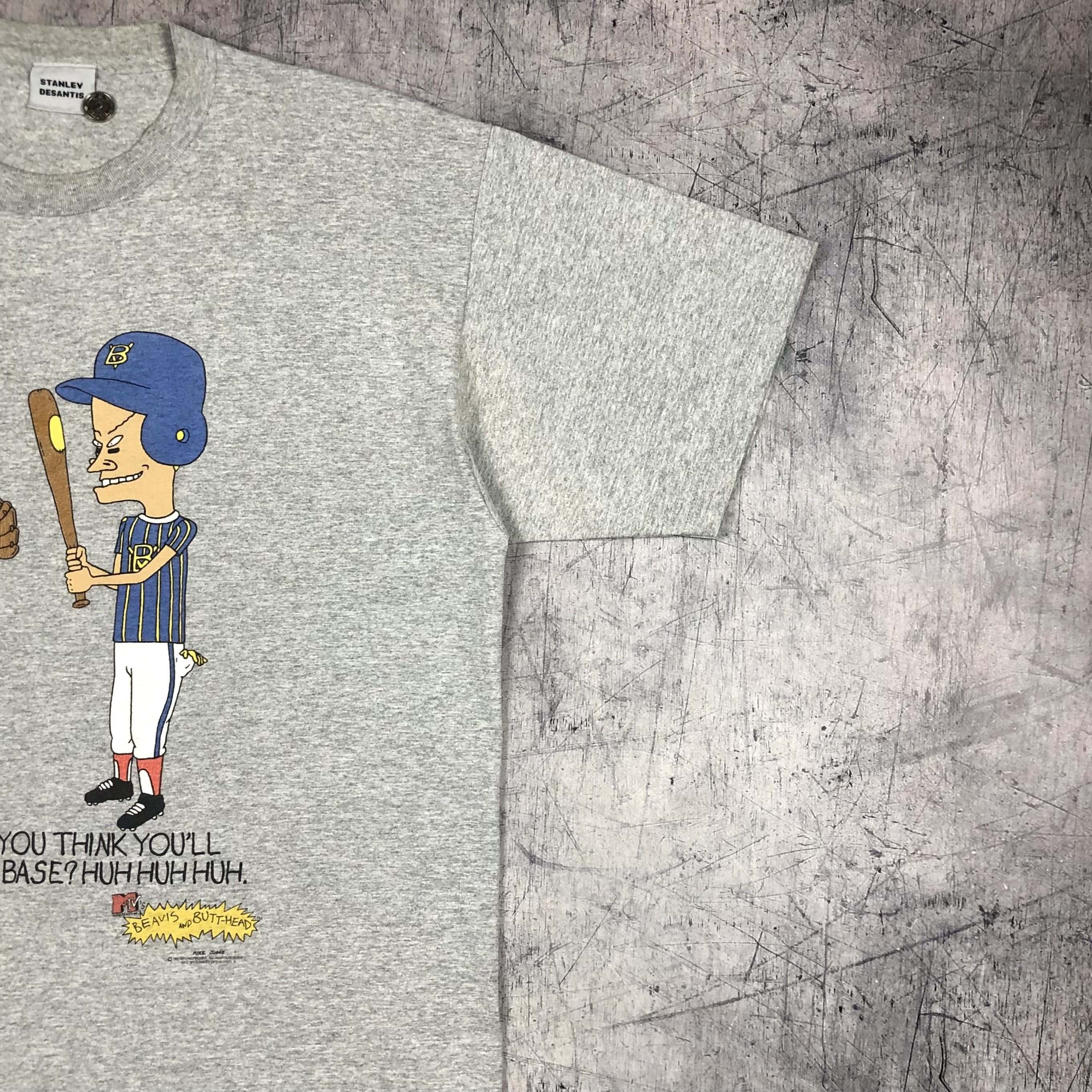 Mtv Vintage 1997 Beavis Butthead MTv Stanley Desantis Tee Size US XL / EU 56 / 4 - 8 Thumbnail