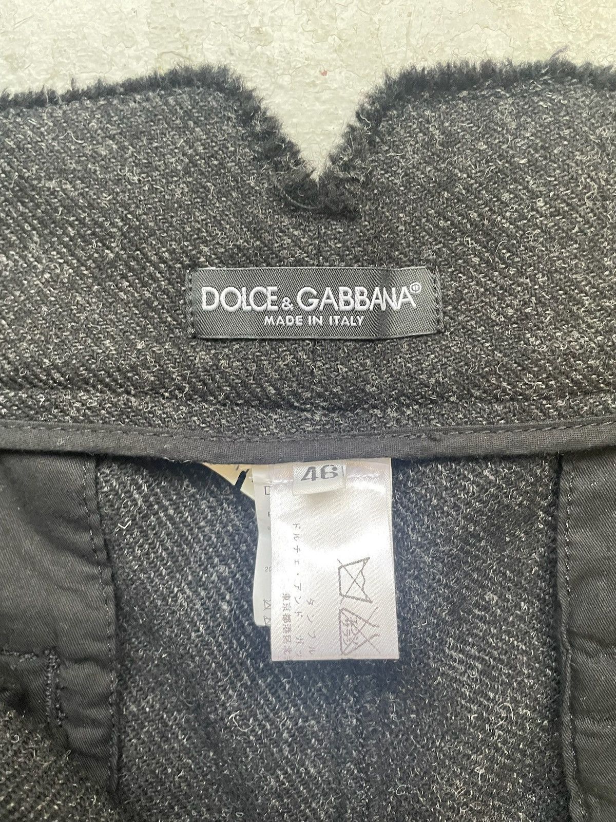 Dolce & Gabbana Dolce & Gabbana Wool Trousers Size US 33 - 4 Thumbnail