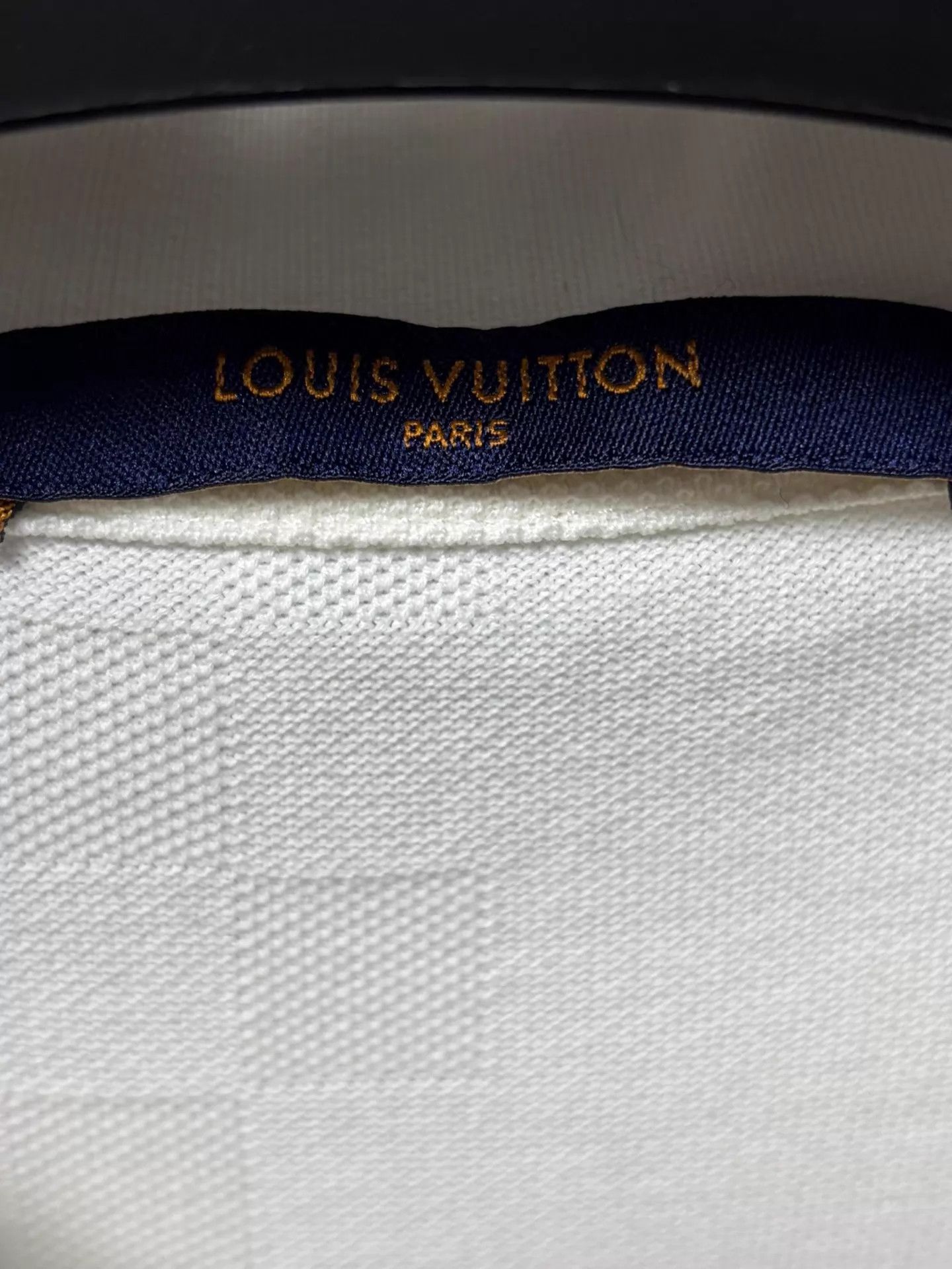 LV checkered Polo shirt men\'s XL