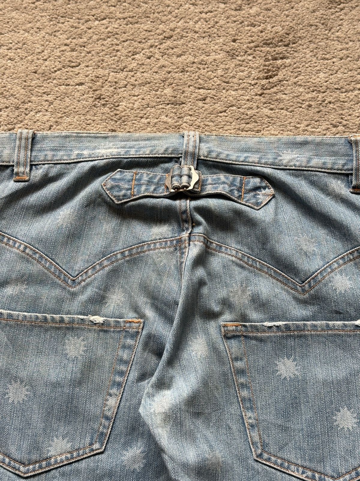 Tsumori Chisato 1990s SunaoKuwahara Bullet shot Jeans Size US 30 / EU 46 - 14 Thumbnail