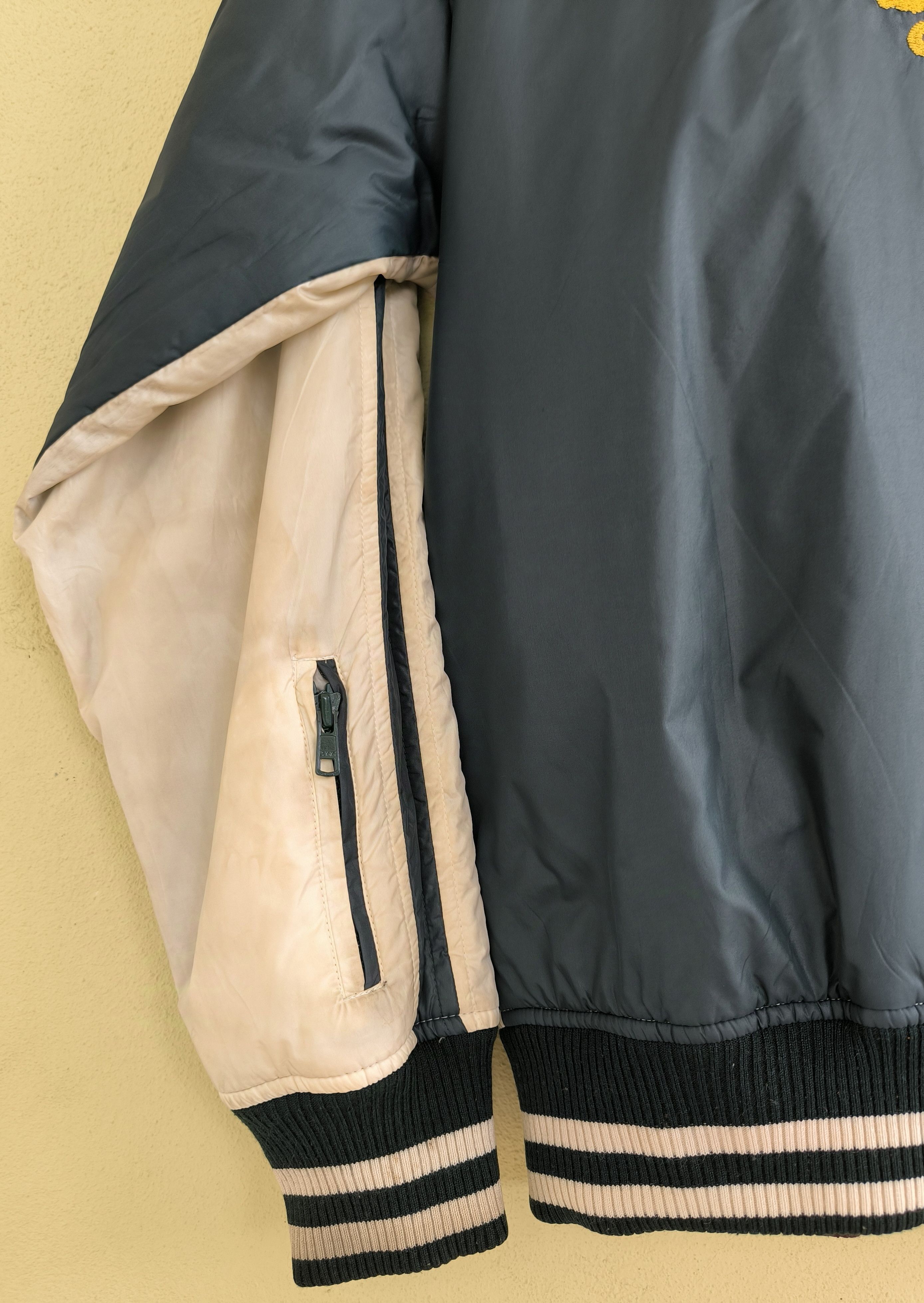 Japanese Brand ROCSTAR by REAL MAD HECTIC reversible nylon bomber jacket Size US L / EU 52-54 / 3 - 15 Thumbnail