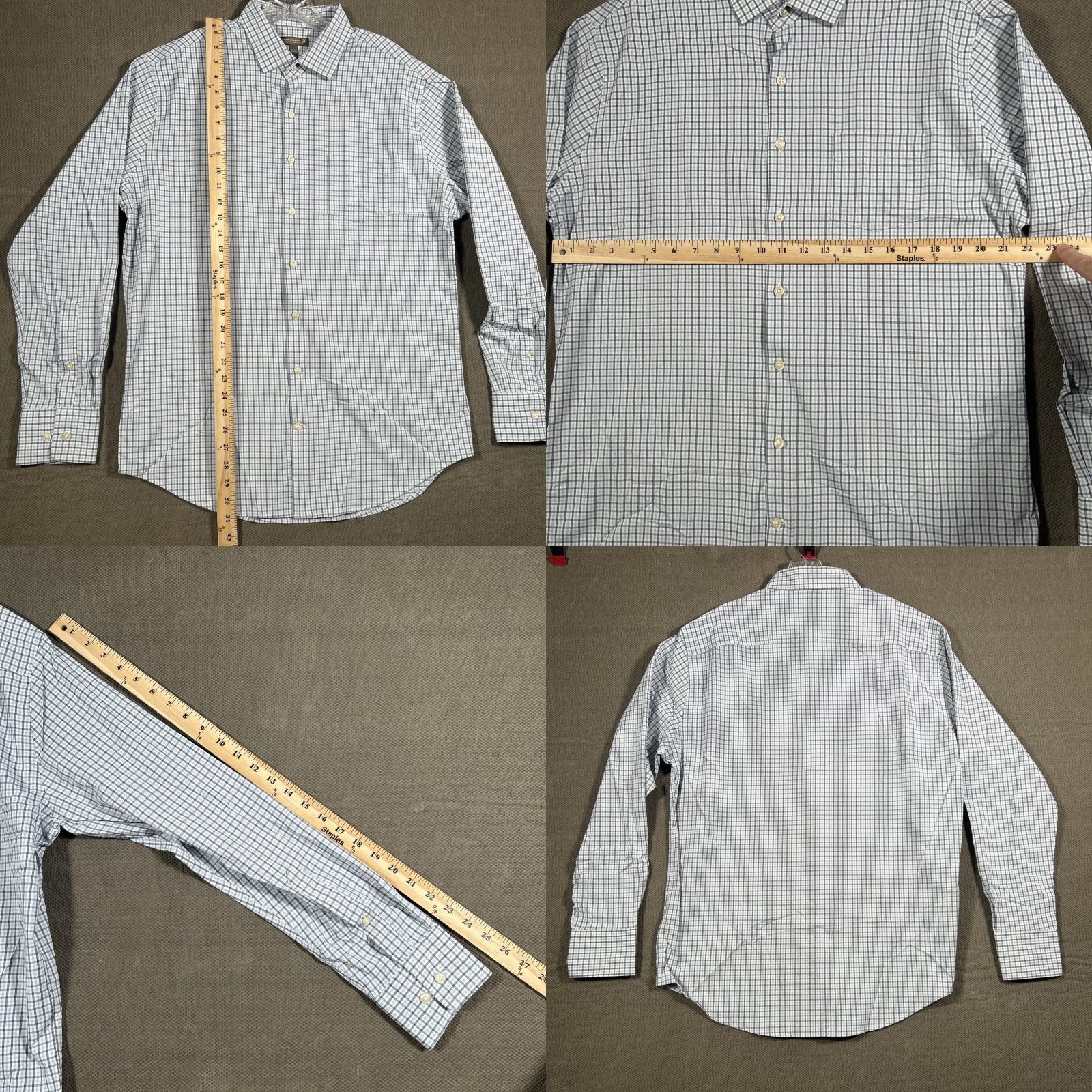 Peter Millar Peter Millar Summer Comfort Shirt Mens L Blue Checkered Button Up Preppy Size US L / EU 52-54 / 3 - 8 Thumbnail
