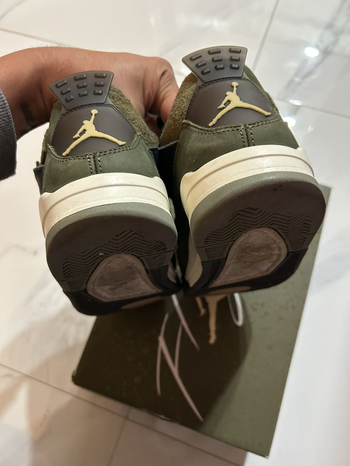 Jordan Brand Air Jordan 4 Craft Olive Size US 8.5 / EU 41-42 - 7 Thumbnail