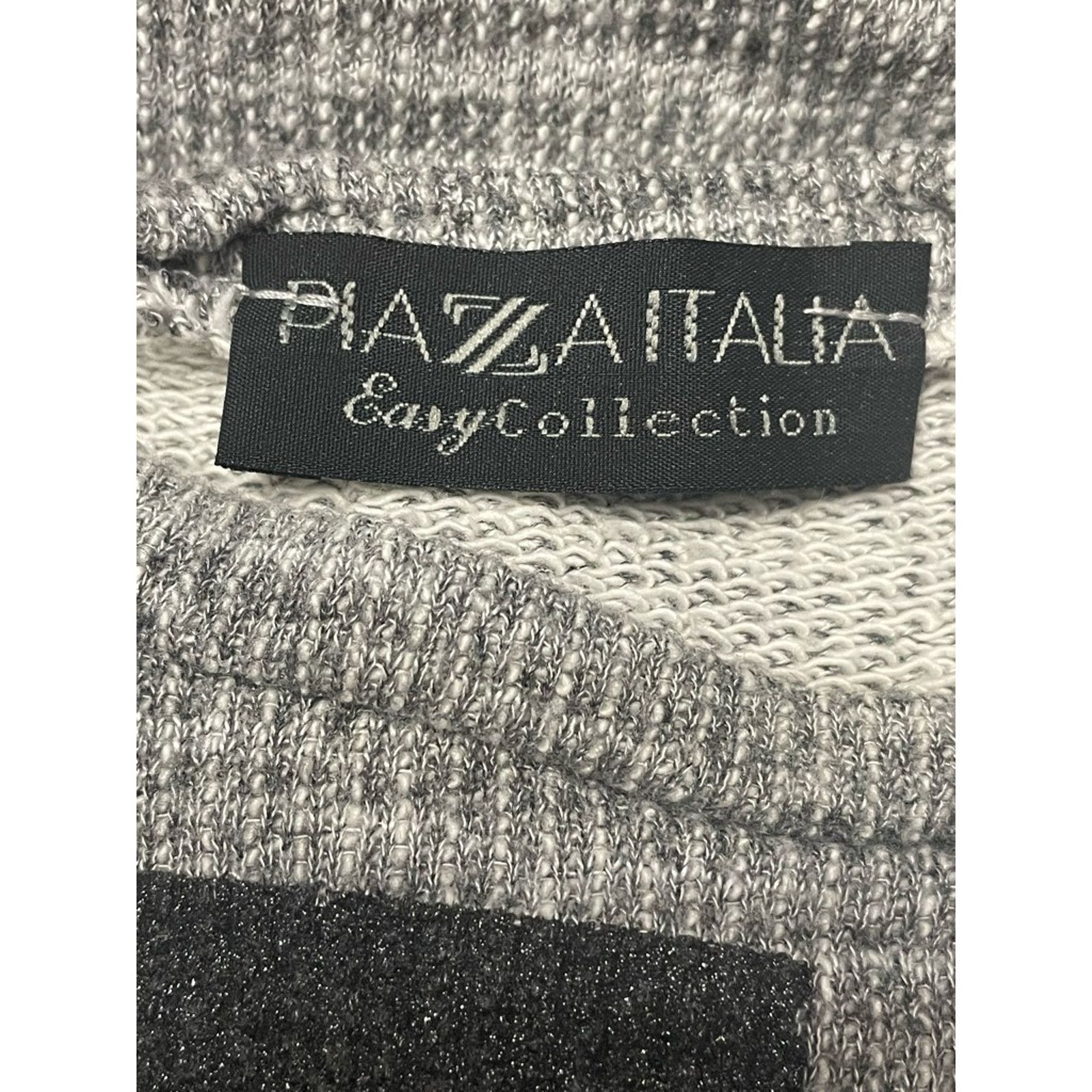 Other Piazza Italia "Under Love" TShirt Short Sleeve Gray Black 2X Size XXL / US 16-18 / IT 52-54 - 7 Thumbnail