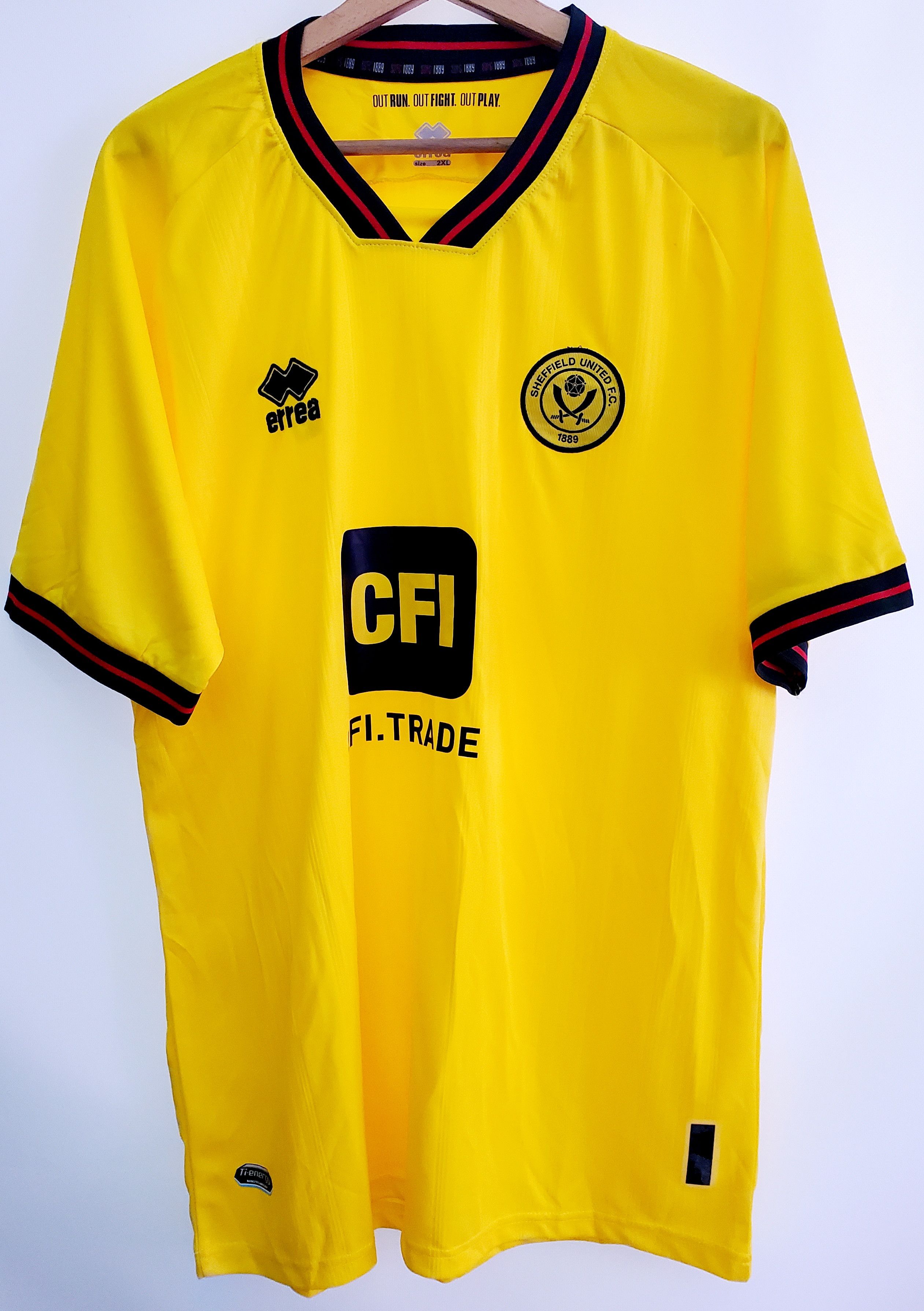 Errea Sheffield United 2023/24 Away Jersey perfect condition XXL Size US XXL / EU 58 / 5 - 1 Thumbnail