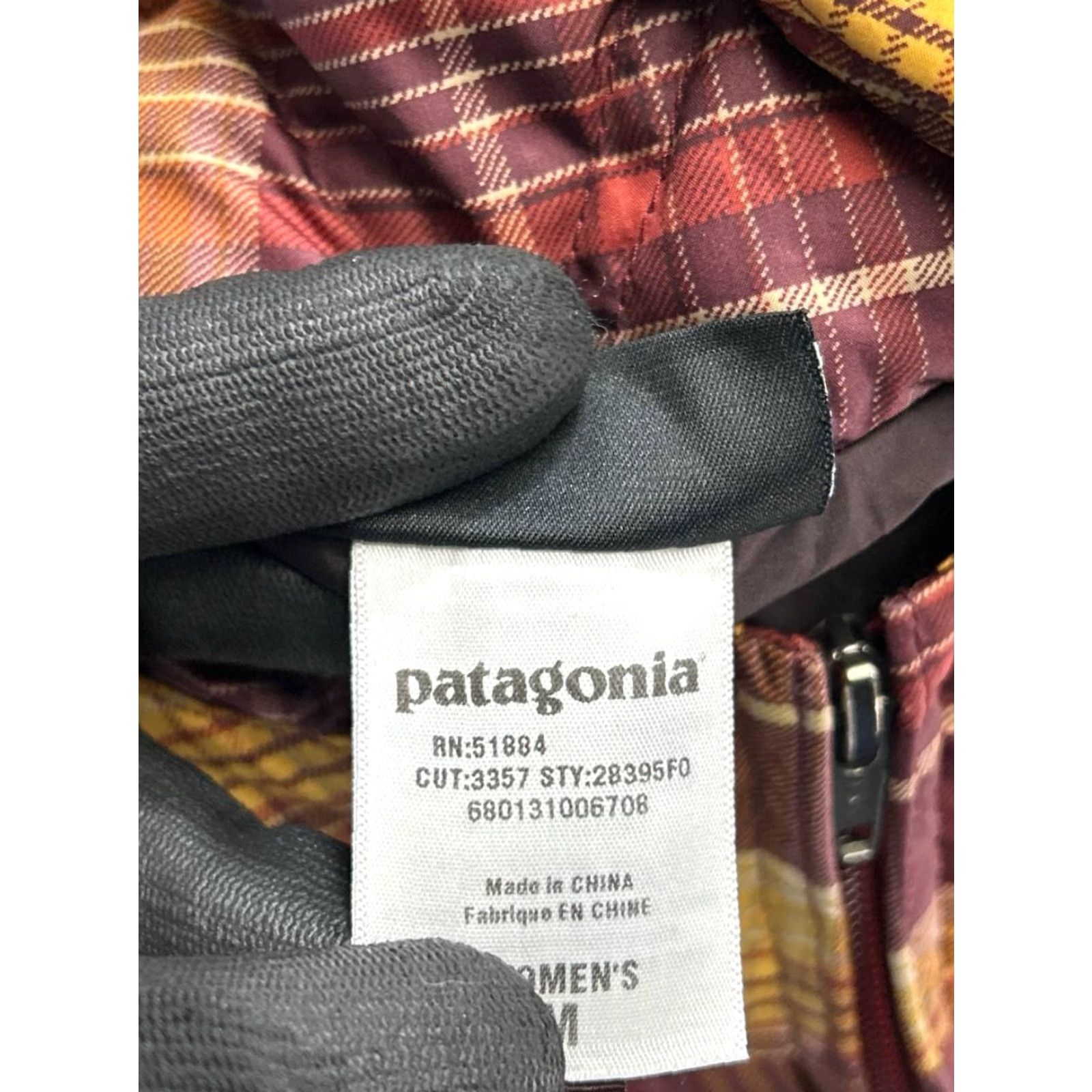 Patagonia Patagonia Down With It Vest Womens Medium Red Headlands Plaid Hooded Insulated Size M / US 6-8 / IT 42-44 - 6 Thumbnail