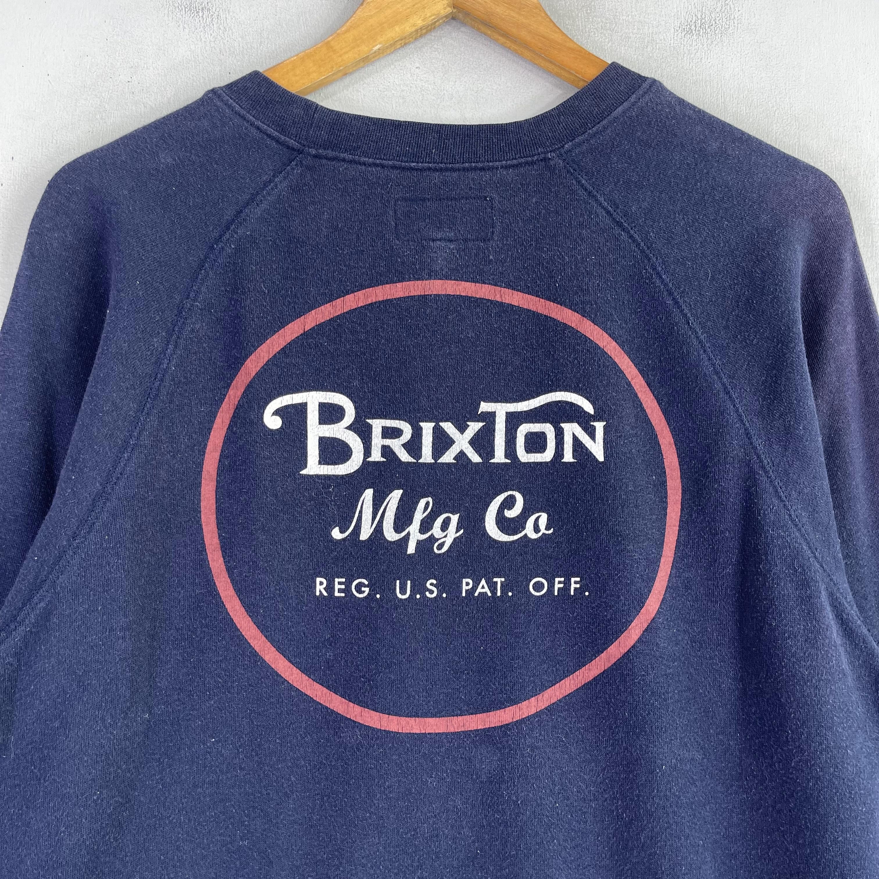 Brixton Vintage 90s BRIXTON Spellout Sun Faded Crewneck Sweatshirt Size US L / EU 52-54 / 3 - 2 Thumbnail