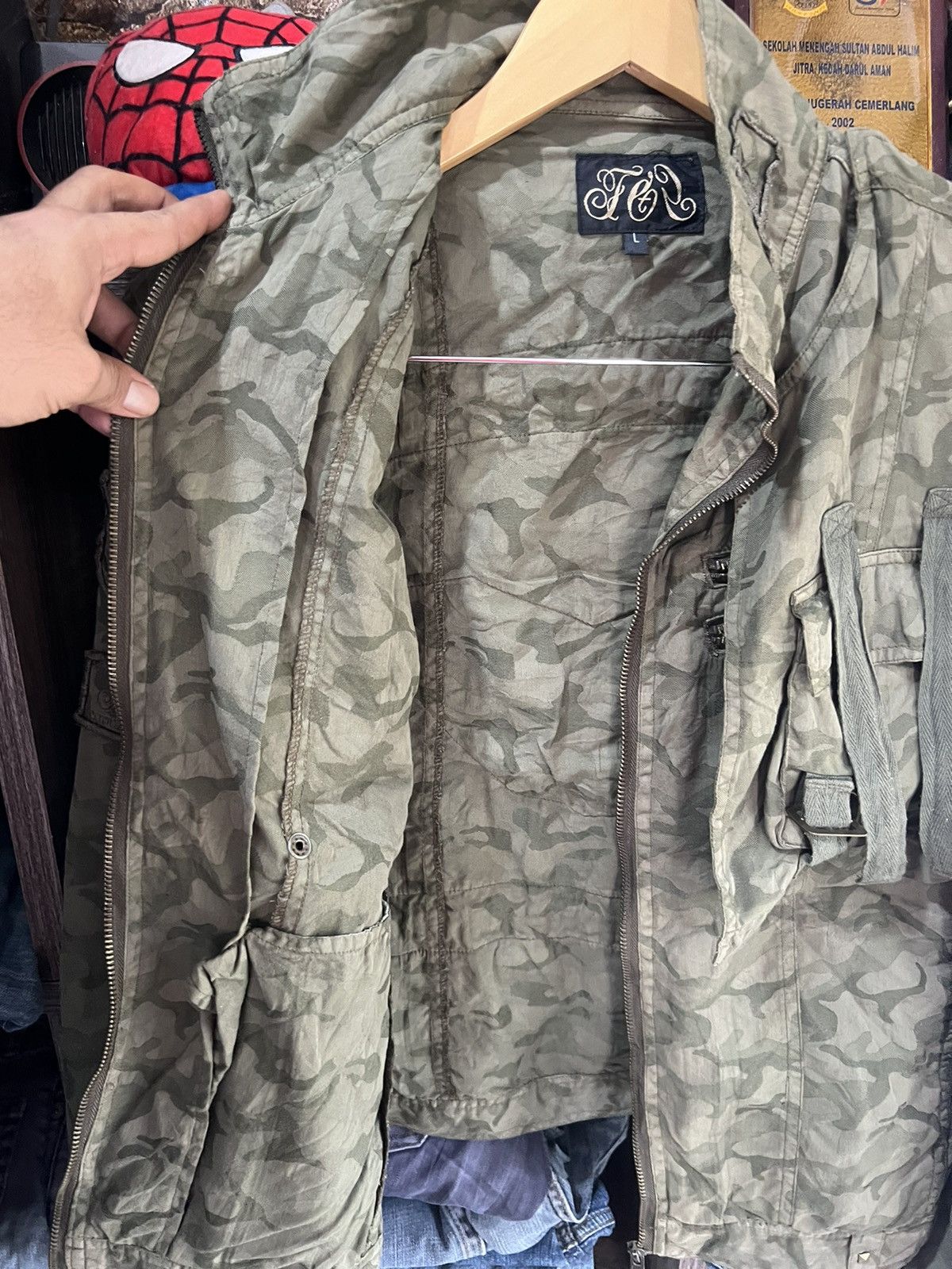 Other 🔥Rare Camo Bondage Zipper Jacket Size US M / EU 48-50 / 2 - 14 Thumbnail