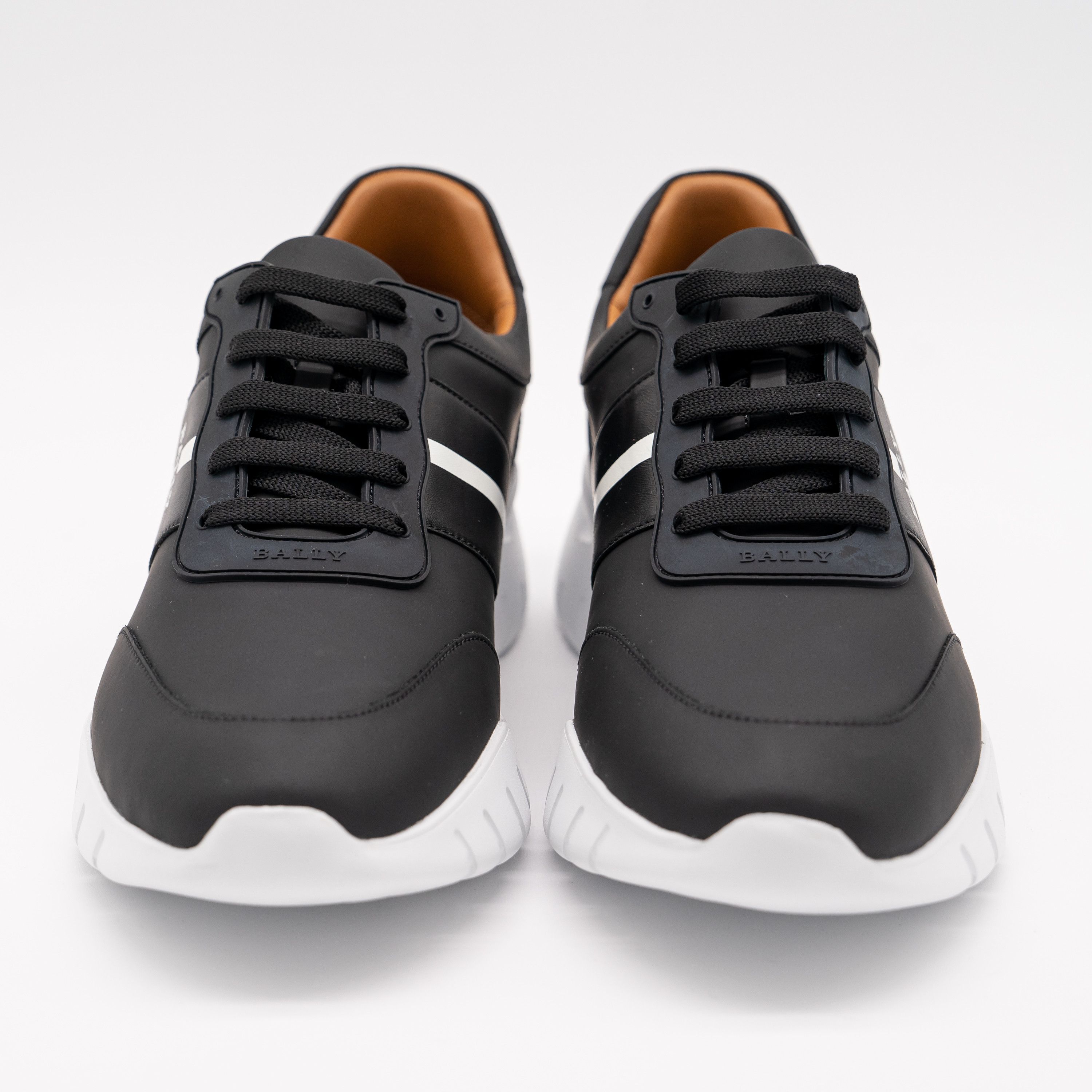 Bally 13 Bally Bronnye Black Sneakers Leather White Size US 13 / EU 46 - 2 Thumbnail