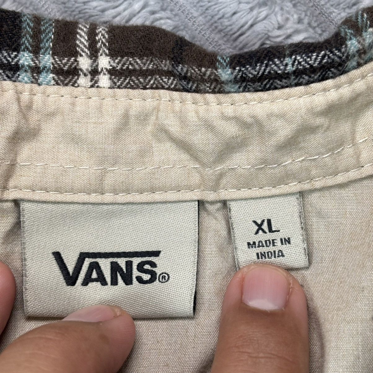 Vans Vans Shirt Mens XLarge Long Sleeve Flannel Size US XL / EU 56 / 4 - 2 Thumbnail