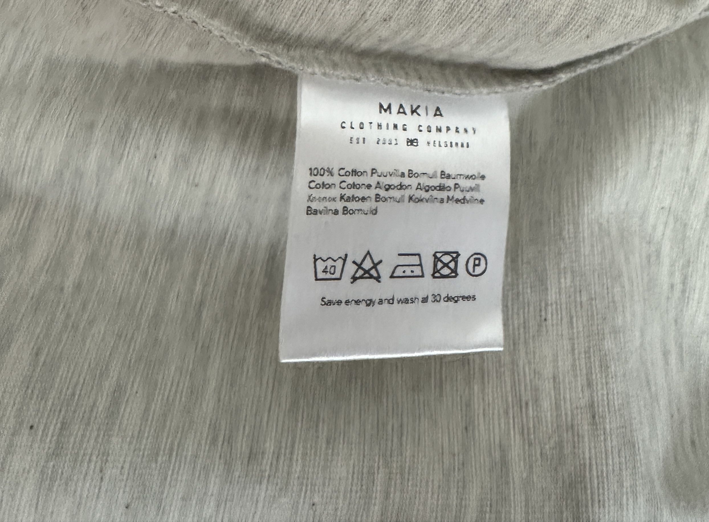Makia Lighthouse Long Sweatshirt Dress in Grey Size L / US 10 / IT 46 - 6 Thumbnail
