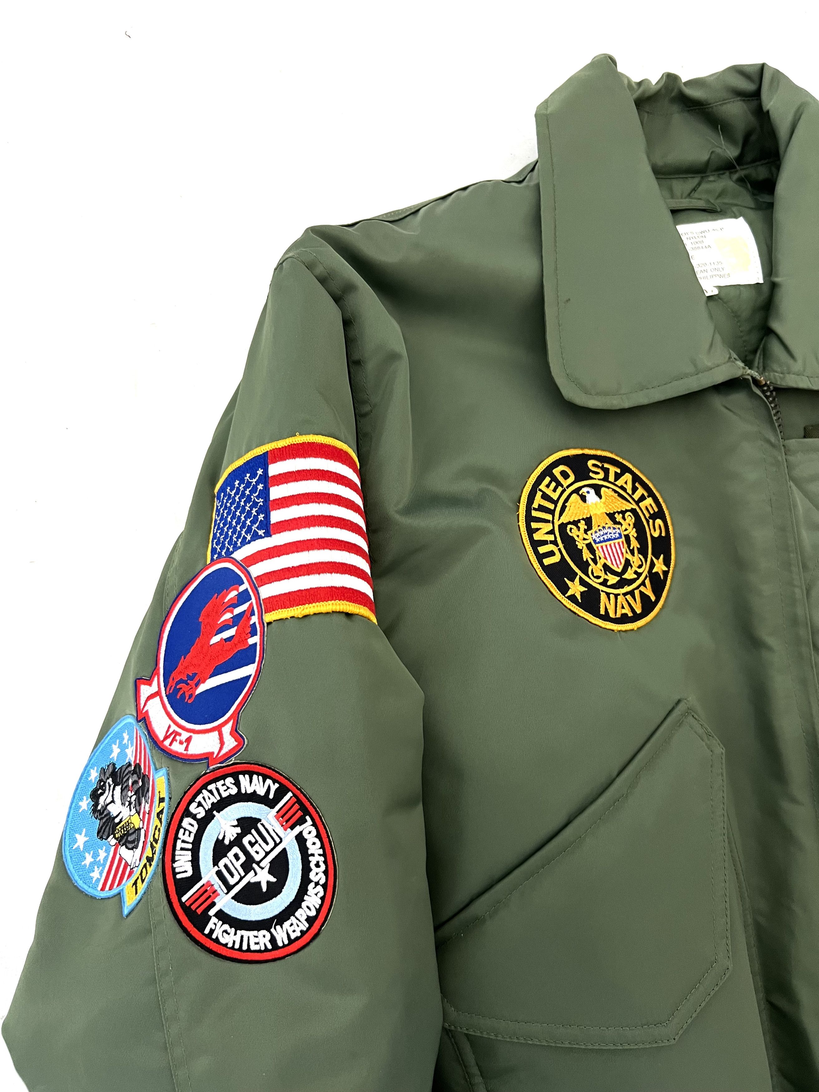 Alpha Industries Jacket FLYER'S CWU 45-P Tomcat Nylon Puffed Bomber Size US L / EU 52-54 / 3 - 4 Thumbnail
