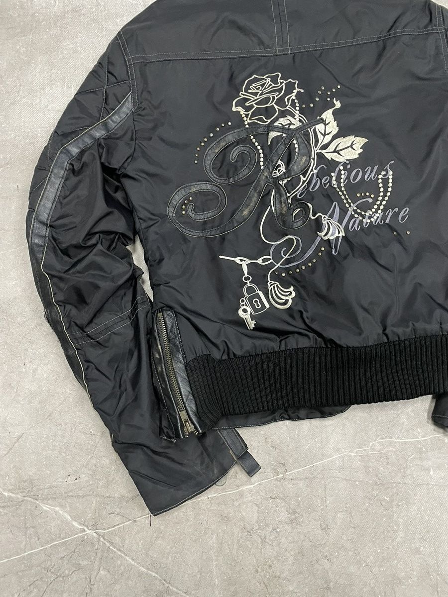 If Six Was Nine Rare fur black opium hysteric glamour style biker jacket 🧥 Size US M / EU 48-50 / 2 - 8 Thumbnail