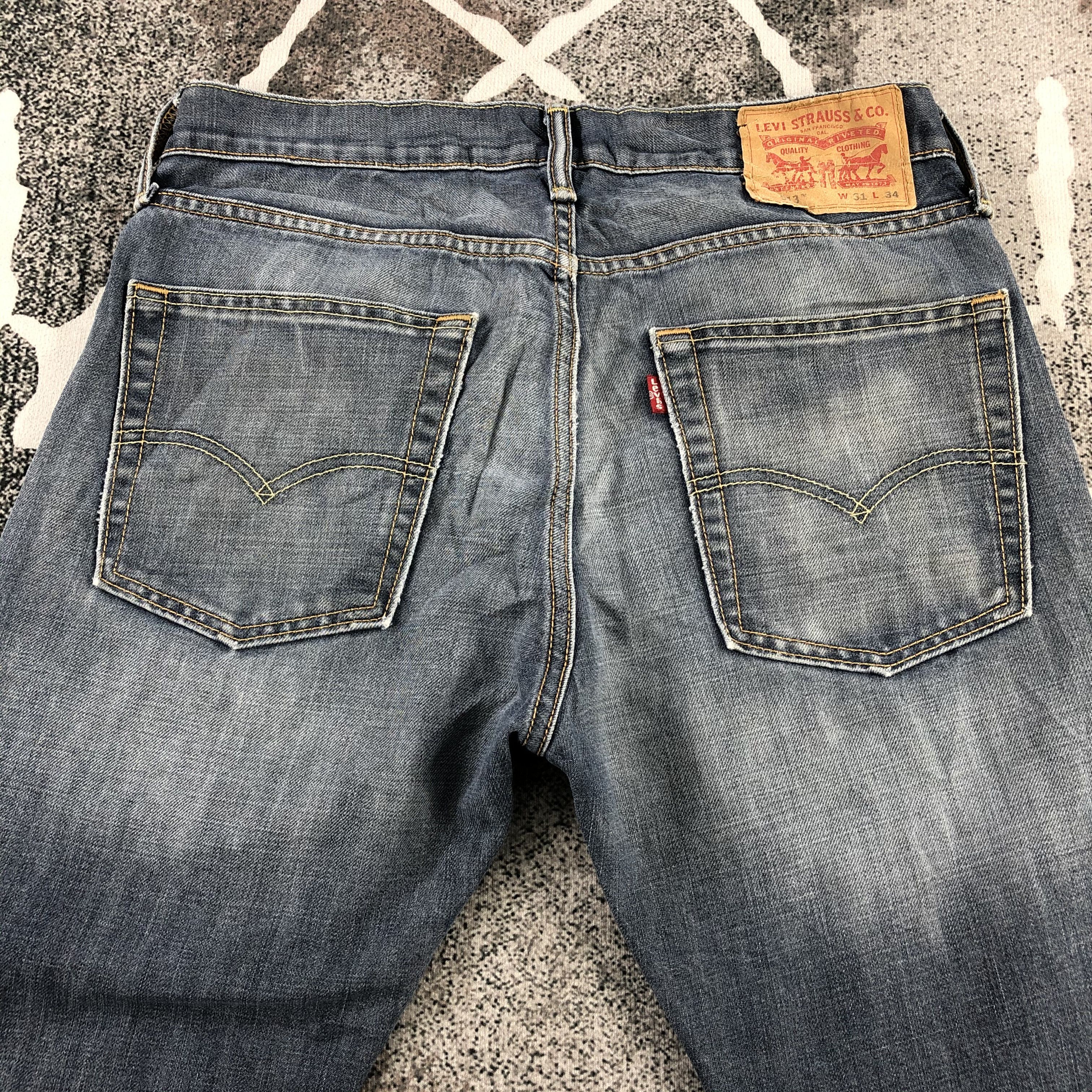 Levi's Vintage Levi's 513 Jeans Dark Wash Denim KJ1098 Size US 31 - 4 Thumbnail