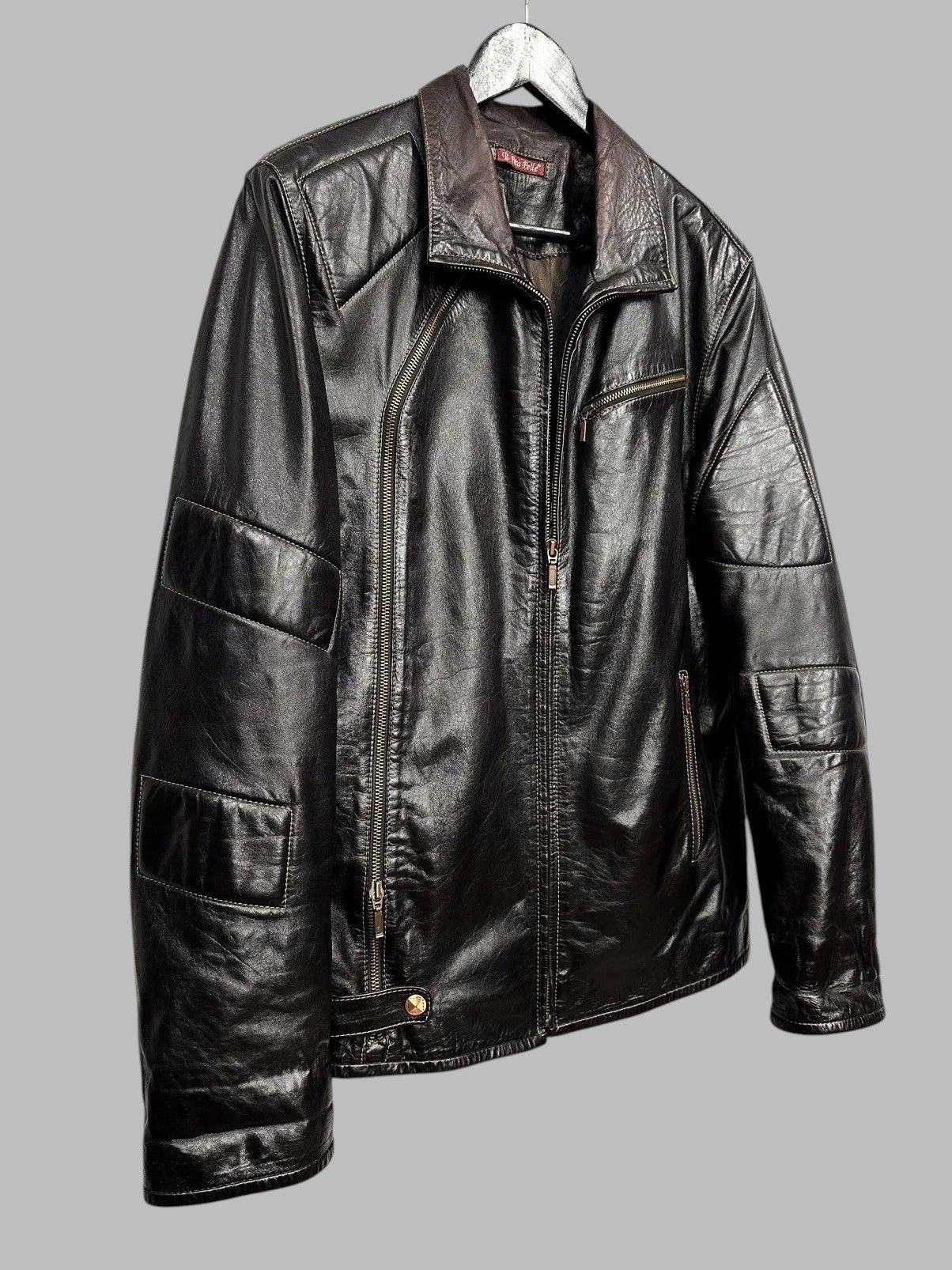 Dolce & Gabbana Leather Jacket Vintage Junya Watanabe Avantgarde Style Size US M / EU 48-50 / 2 - 6 Thumbnail