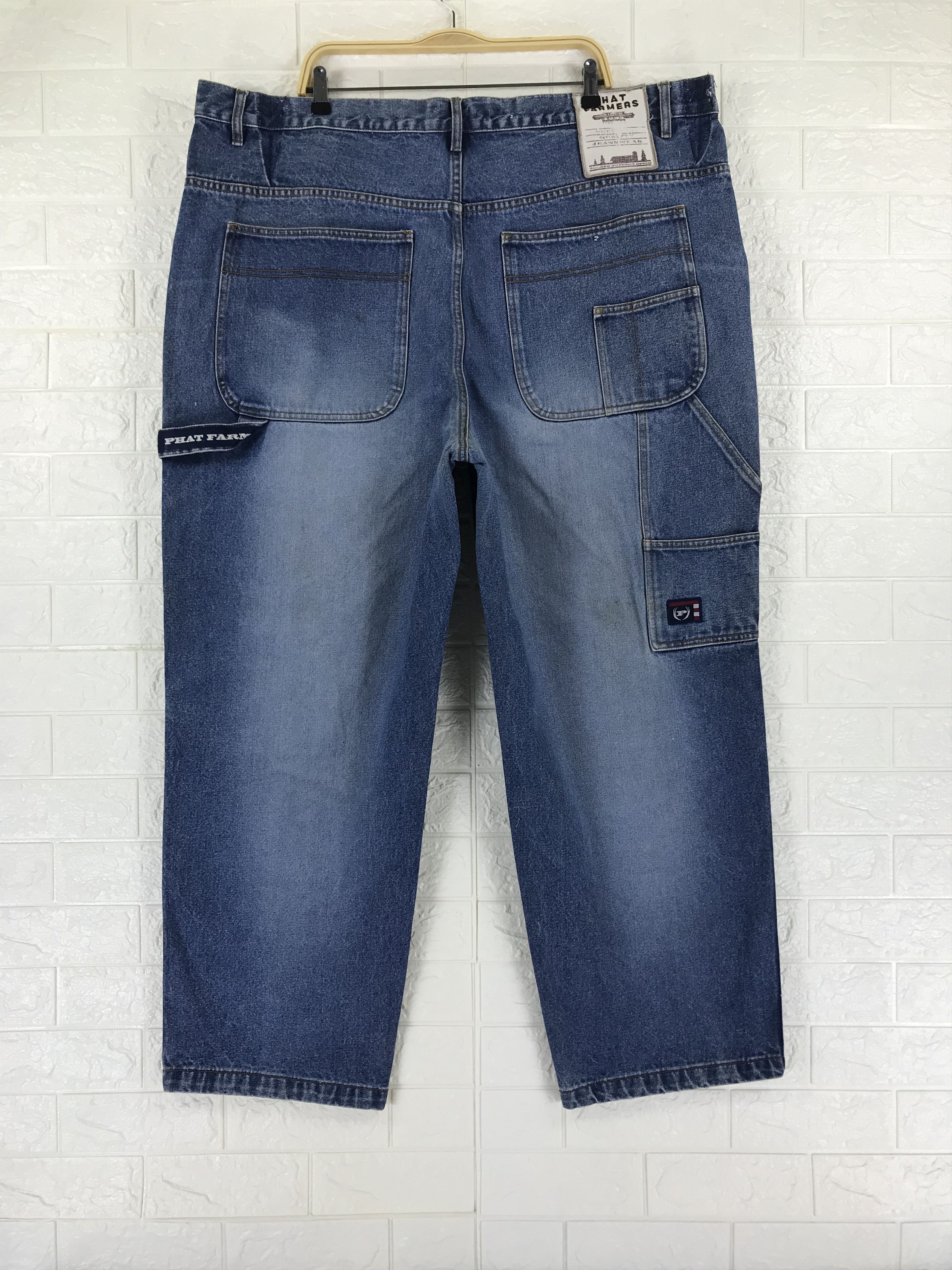 Phat Farm Vintage Phat Farm Oversized Carpenter Wide Baggy Jeans 48x33 Size US 44 / EU 60 - 1 Thumbnail