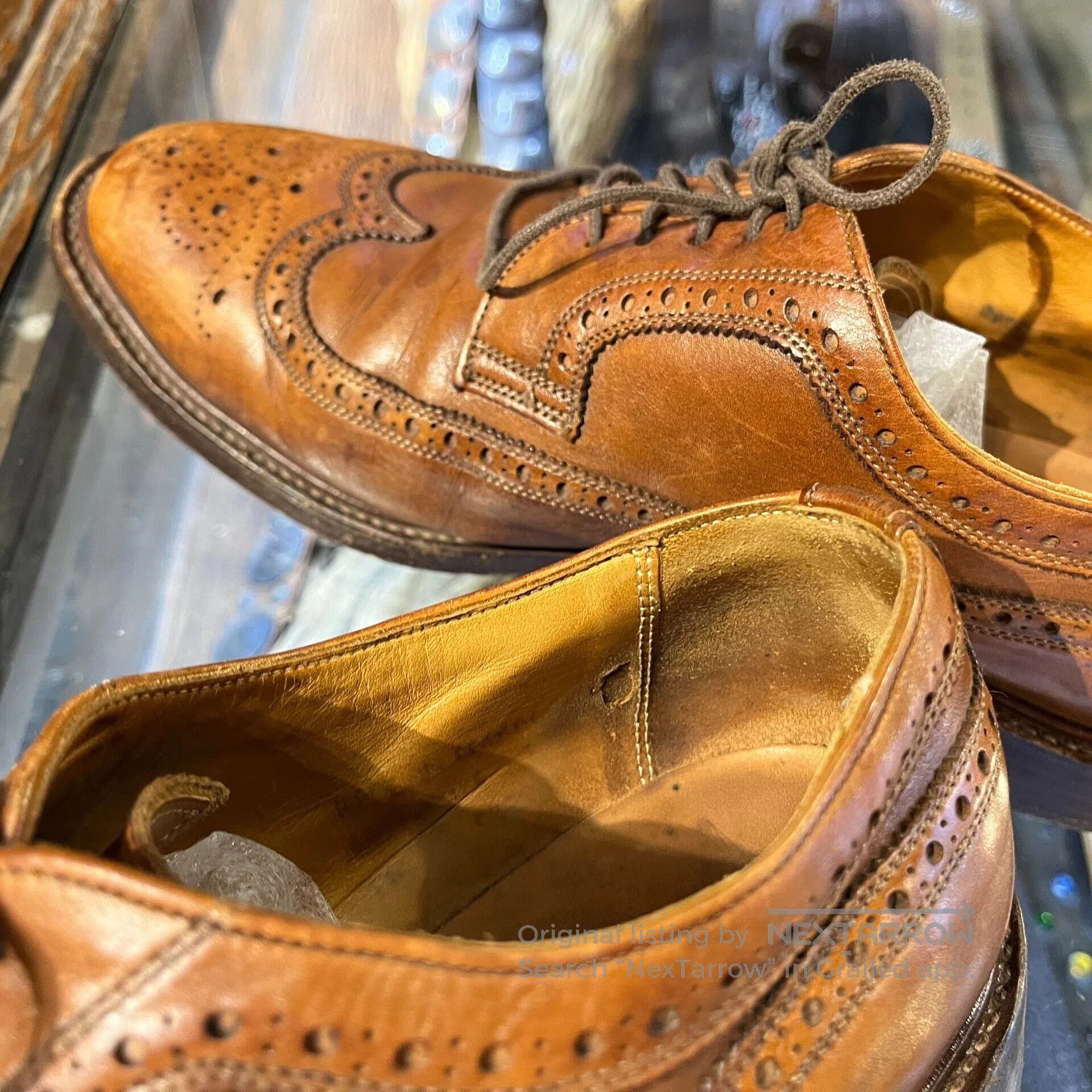 RRL Ralph Lauren RRL Brogue Leather Shoes Size 9.5. Size US 9.5 / EU 42-43 - 7 Thumbnail