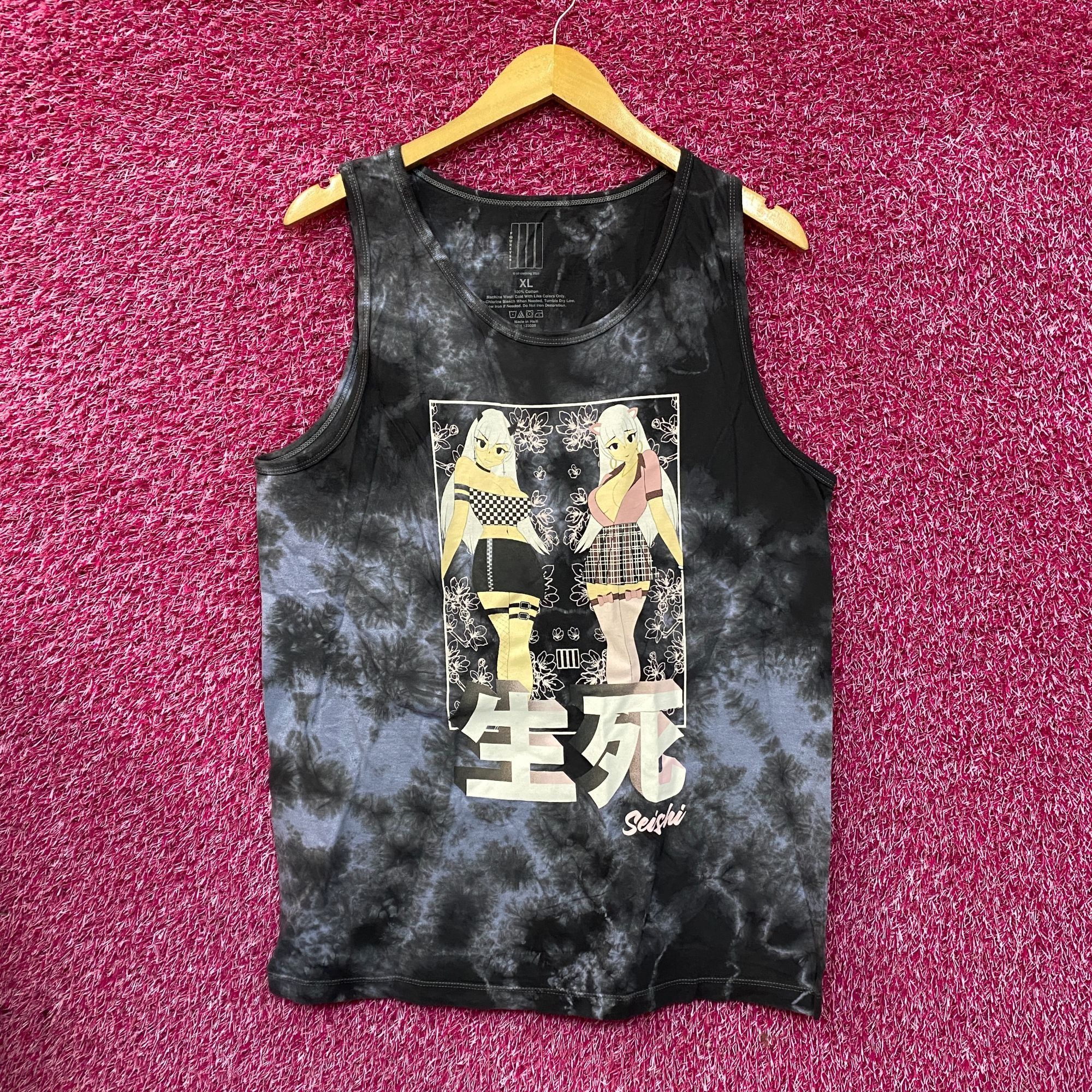 Anime Seishi Four Eyes Gray Street Wear Tank Top XL Size US XL / EU 56 / 4 - 1 Thumbnail